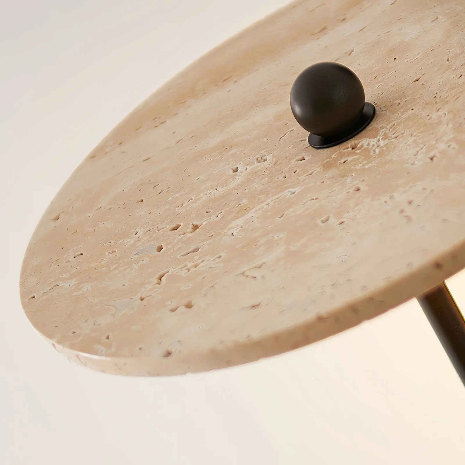 Viphayra Lever Arm Travertine Wall Light - Image 3