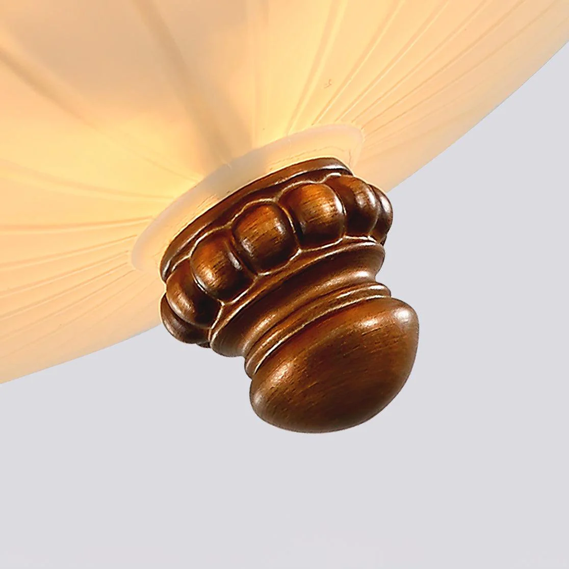 Viraearae Pastoral Bowl Resin Glass Ceiling Light - Image 11