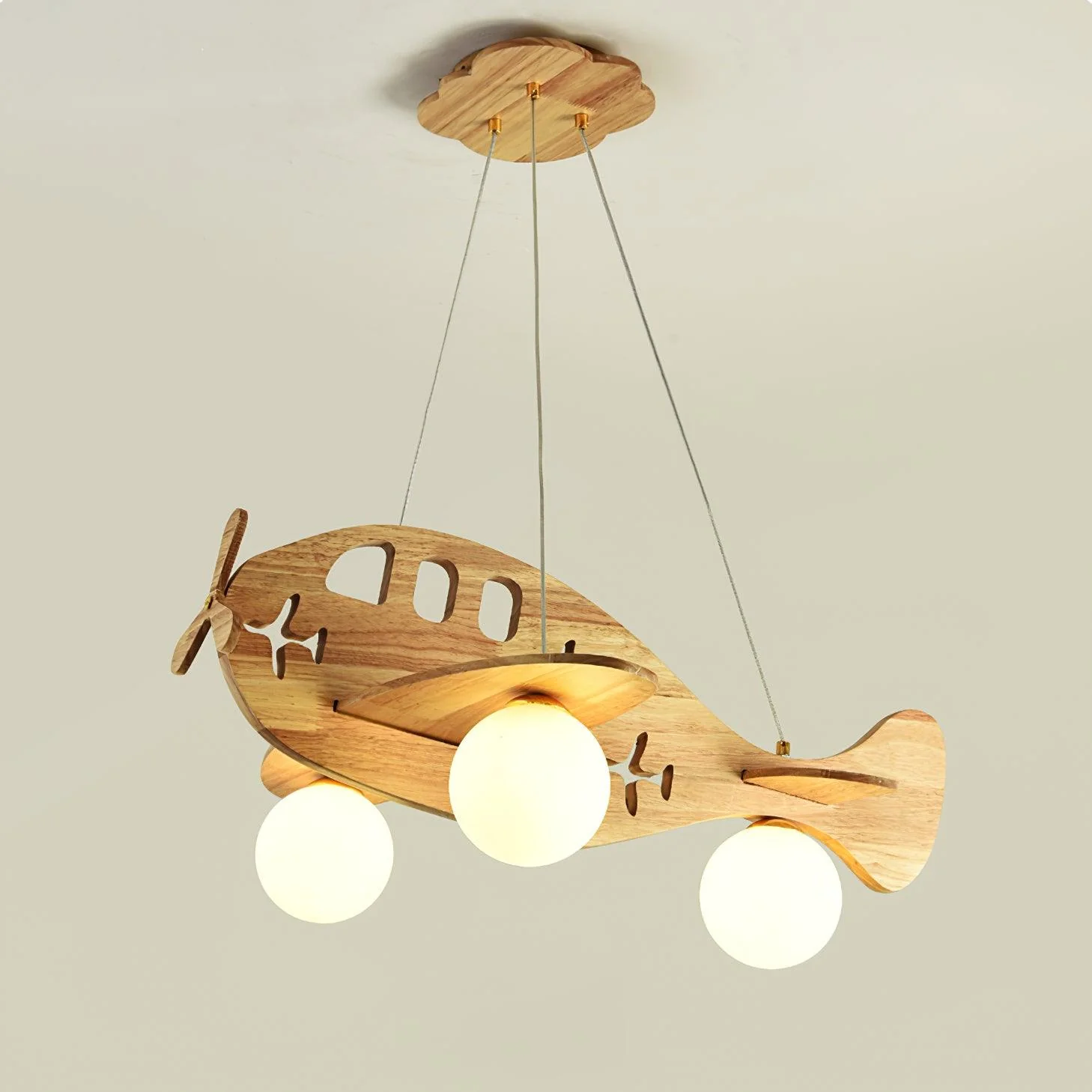 Virelith Wood Artistic Pendant Lamp - Image 3