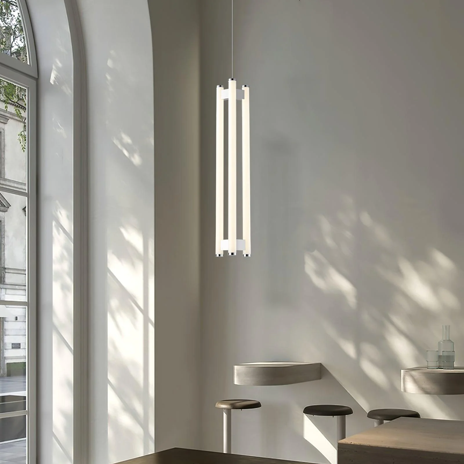 Virella Minimalist Cylindrical Pendant Light - Image 11