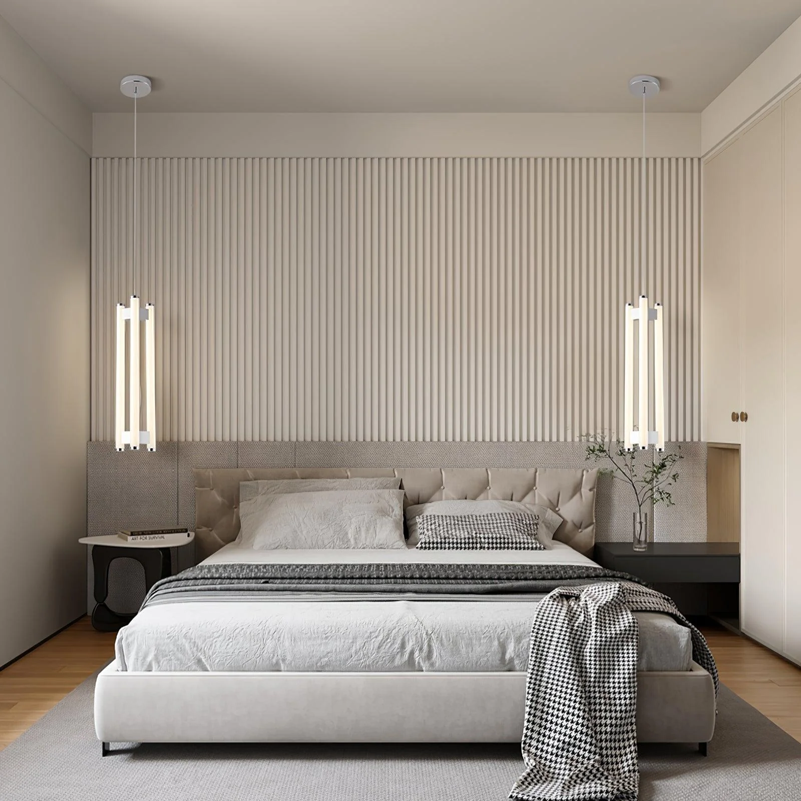 Virella Minimalist Cylindrical Pendant Light - Image 13