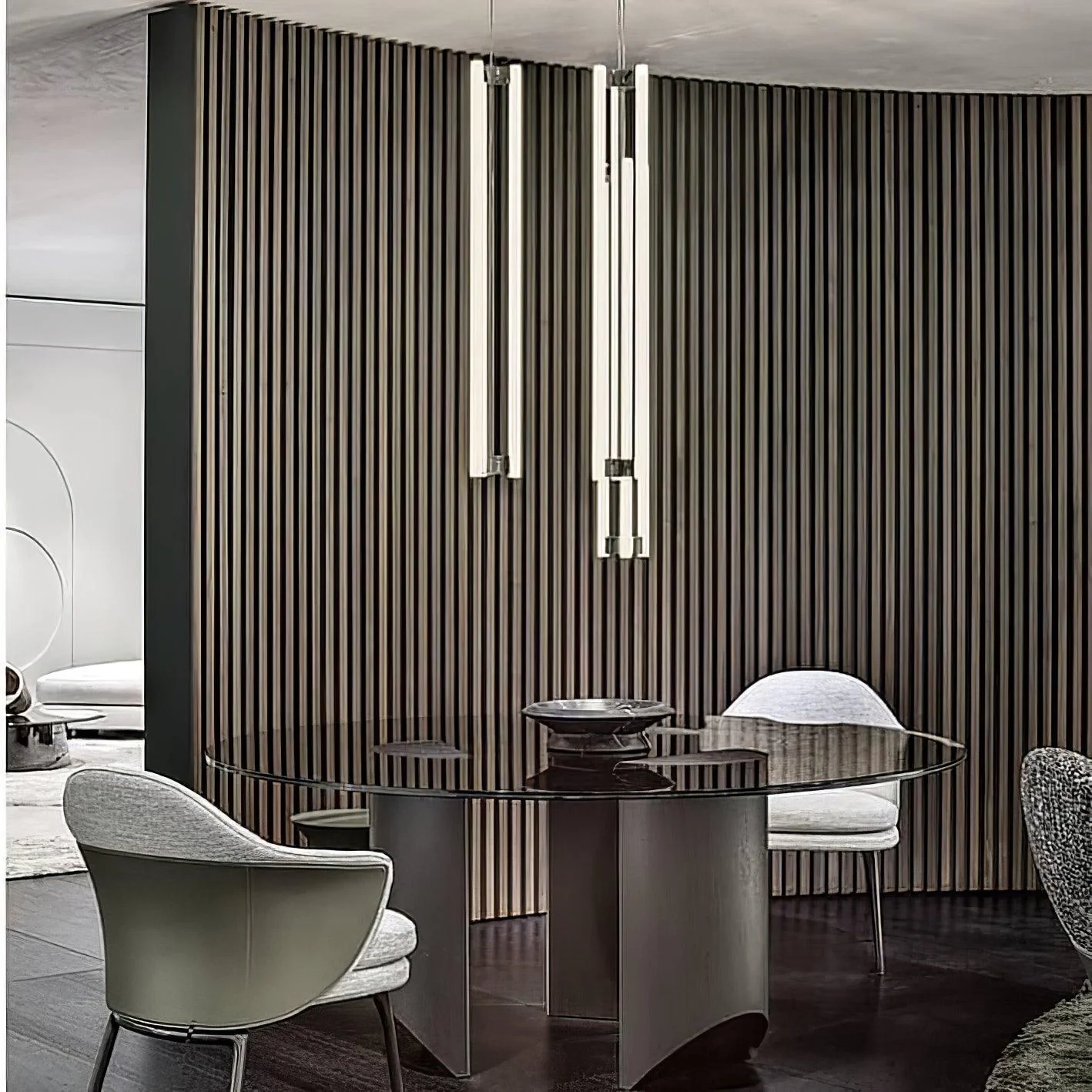 Virella Minimalist Cylindrical Pendant Light - Image 17