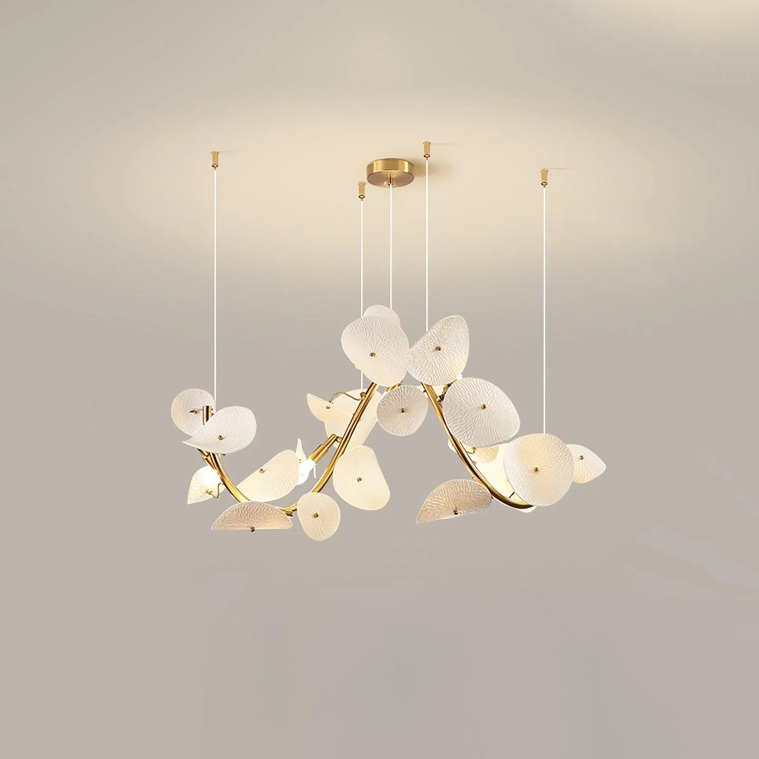 Virinira Modern Elegance Petal Ceramic Chandelier - Image 22