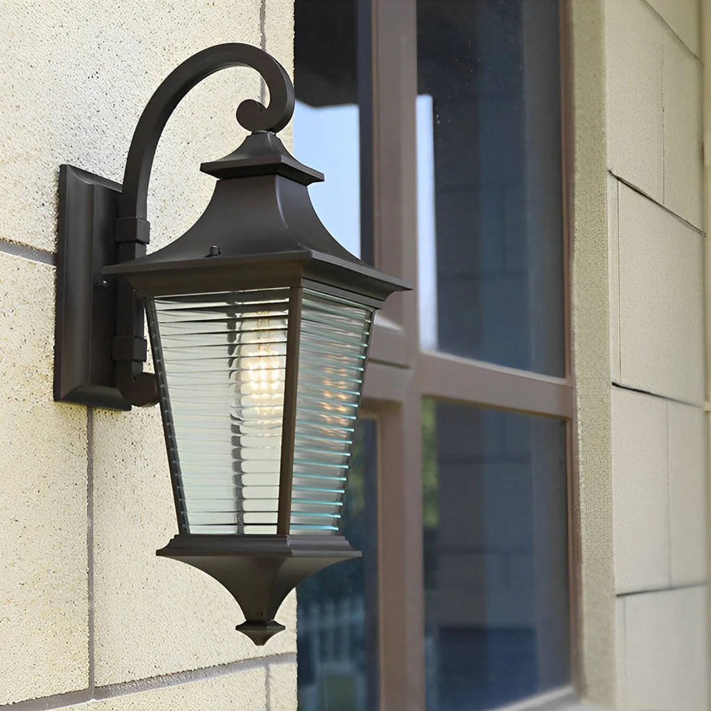 Vita Retro Creative Modern Glass Outdoor Wall Light