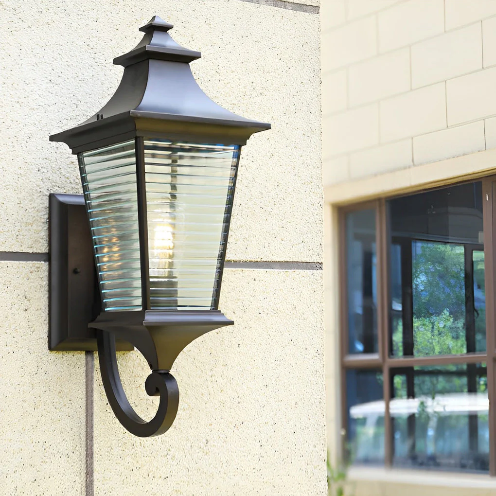 Vita Retro Creative Modern Glass Outdoor Wall Light - Image 2