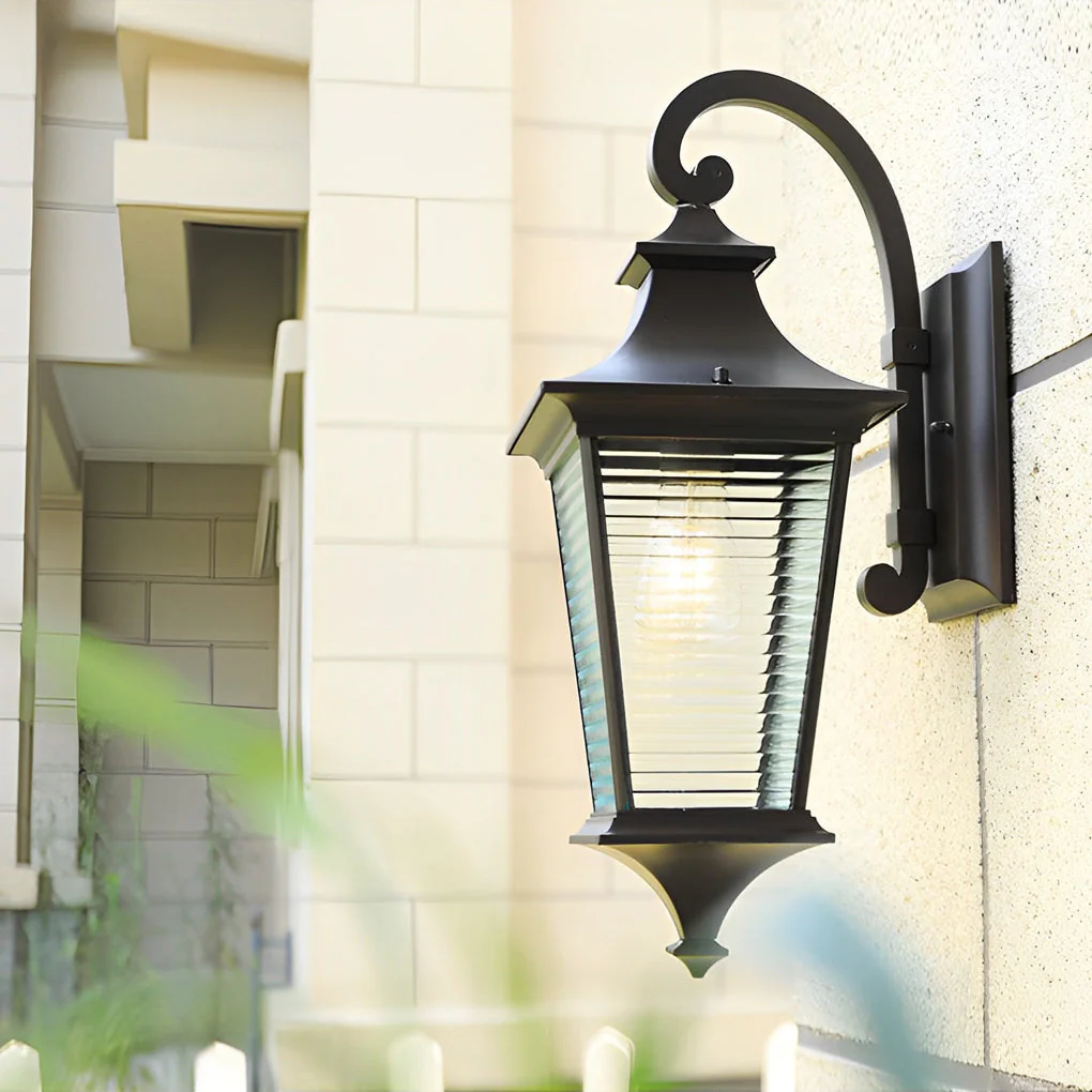 Vita Retro Creative Modern Glass Outdoor Wall Light - Image 3