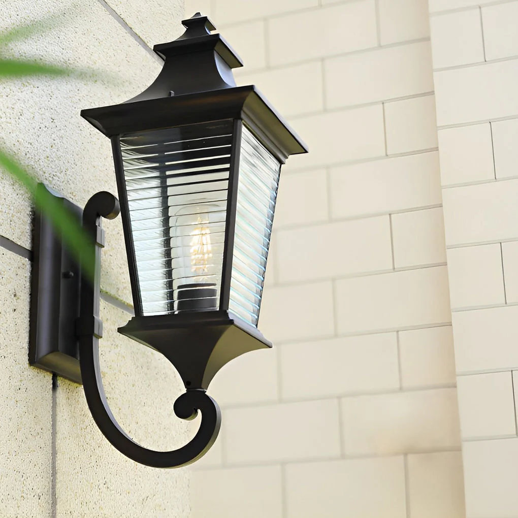 Vita Retro Creative Modern Glass Outdoor Wall Light - Image 4