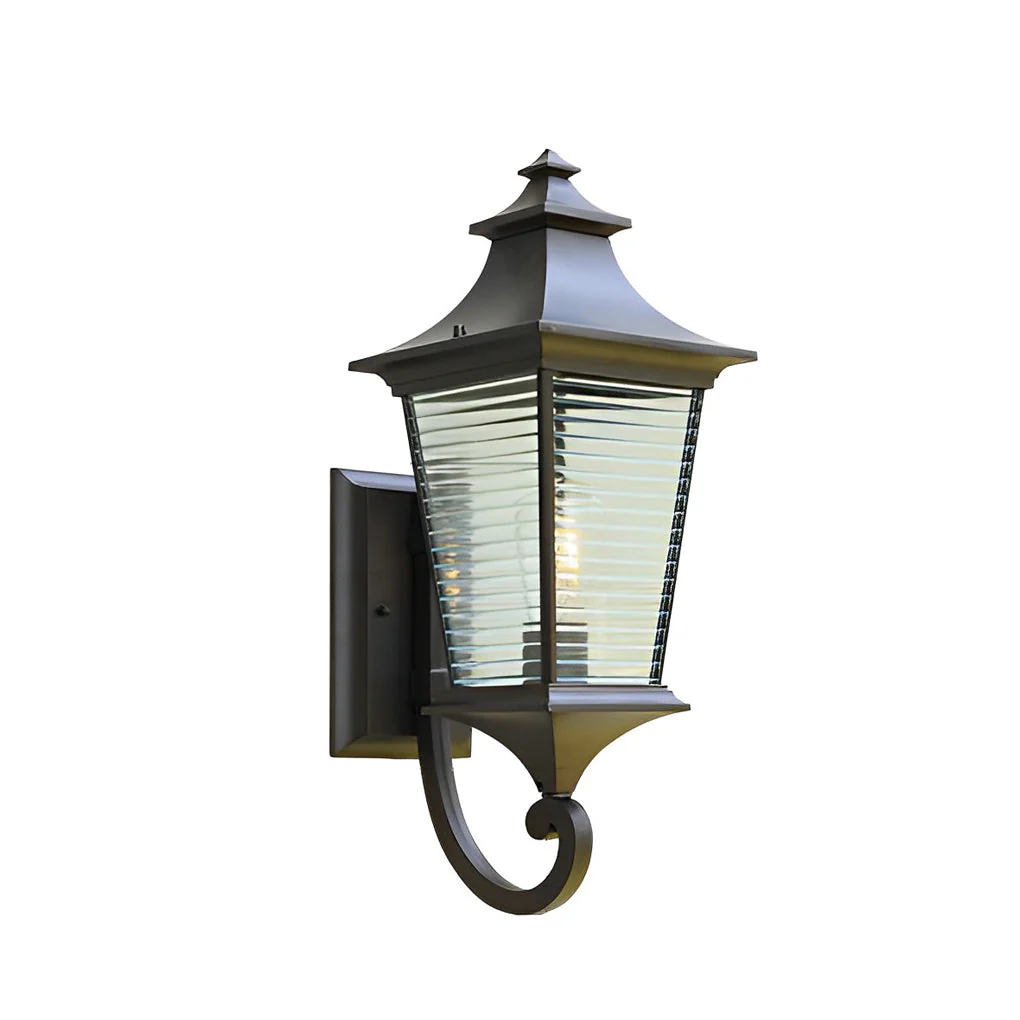Vita Retro Creative Modern Glass Outdoor Wall Light - Image 9