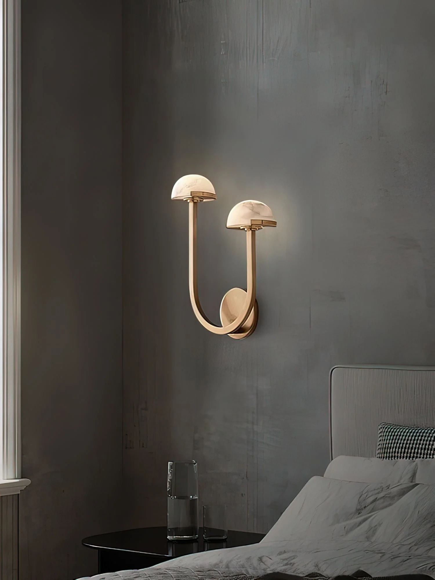 Vitalira Double Alabaster Wall Light - Image 13