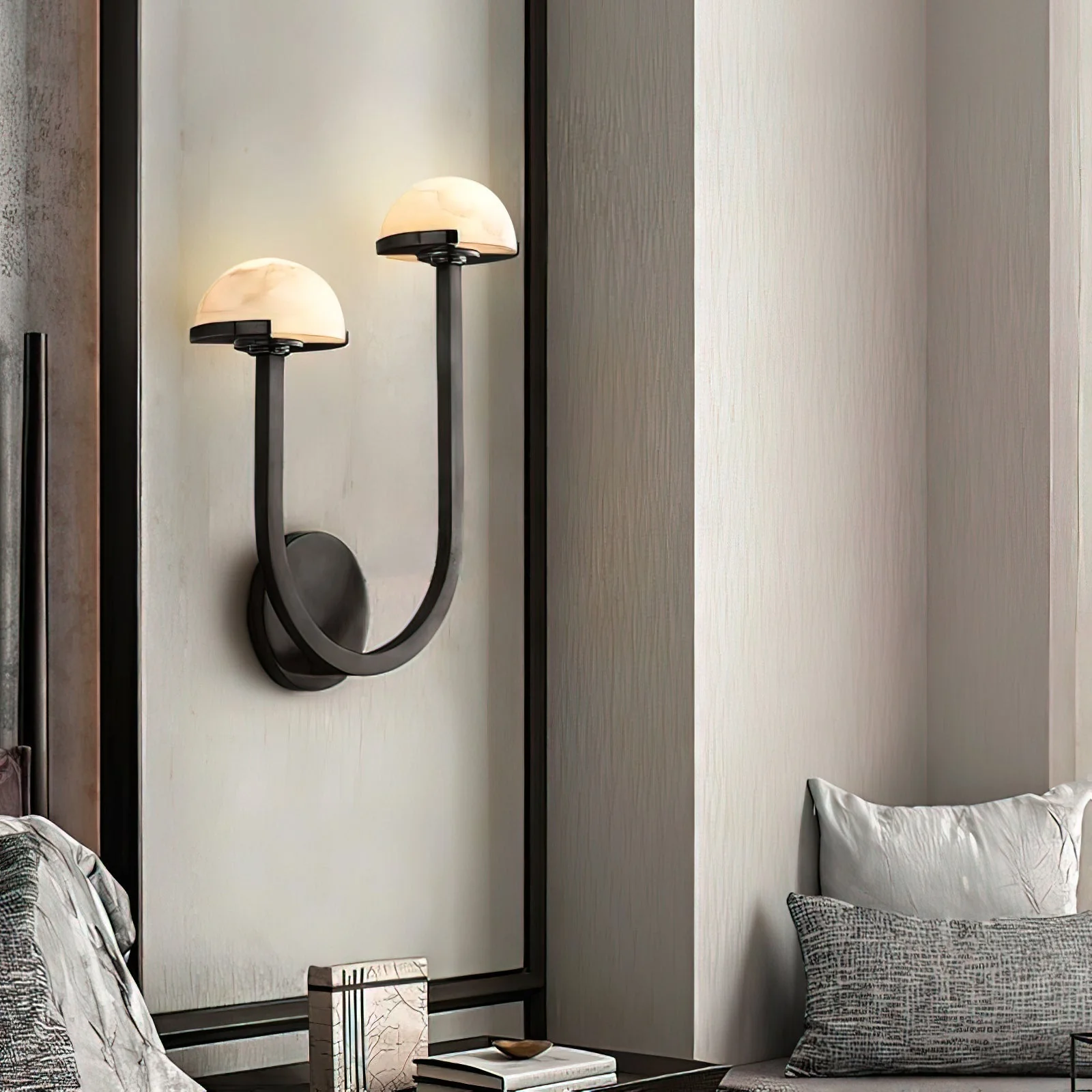 Vitalira Double Alabaster Wall Light - Image 14