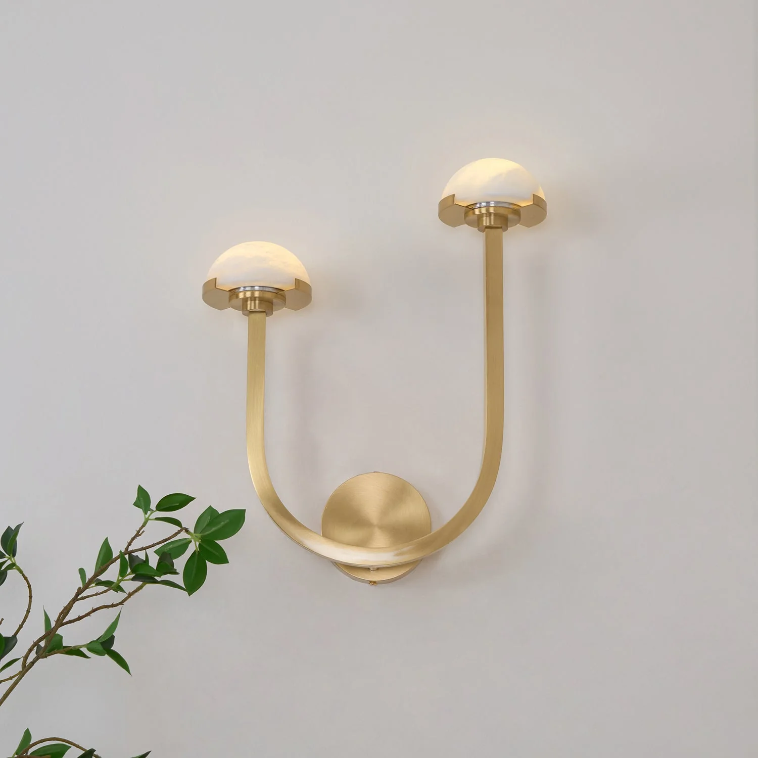 Vitalira Double Alabaster Wall Light - Image 16
