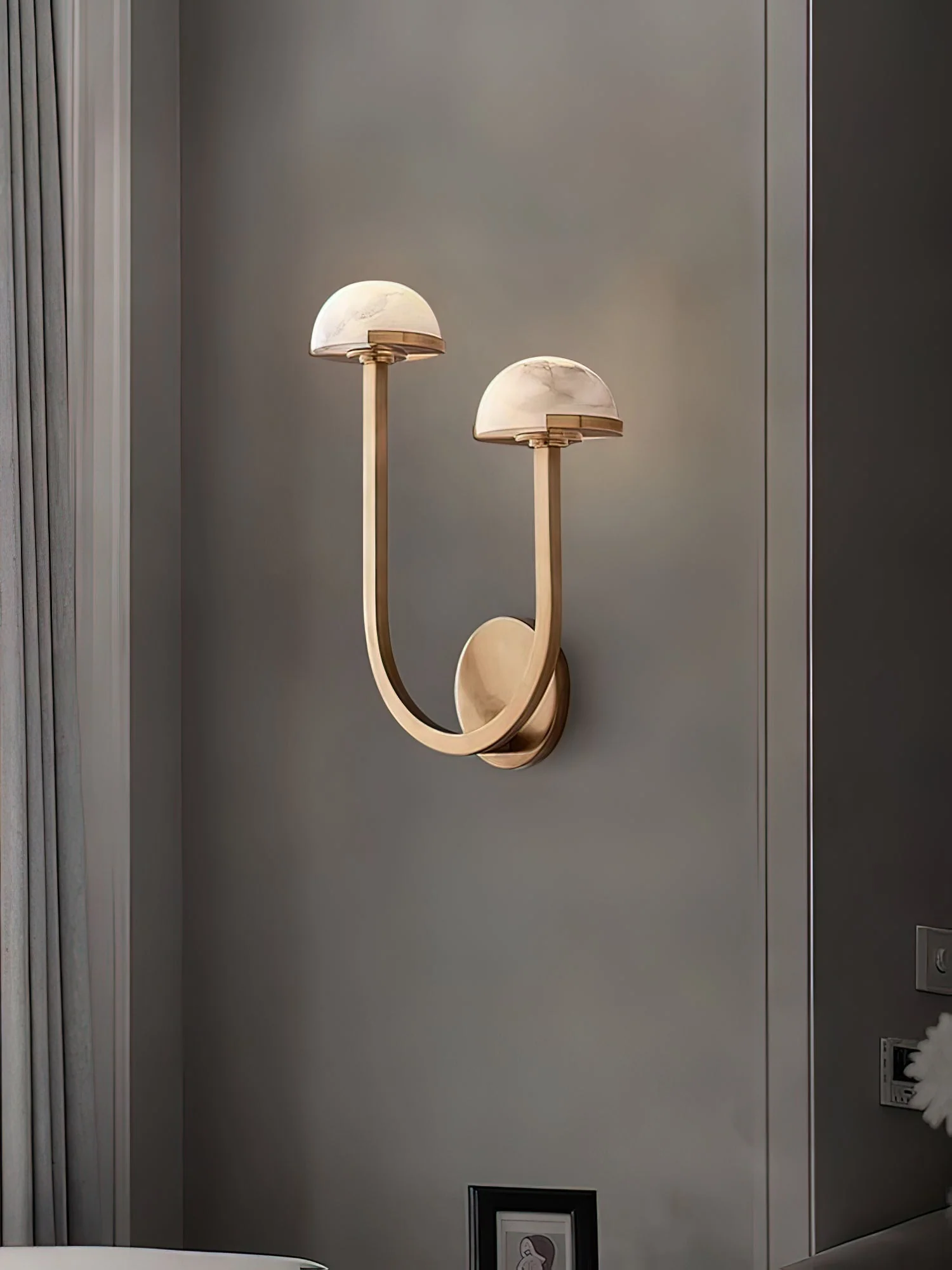 Vitalira Double Alabaster Wall Light - Image 18