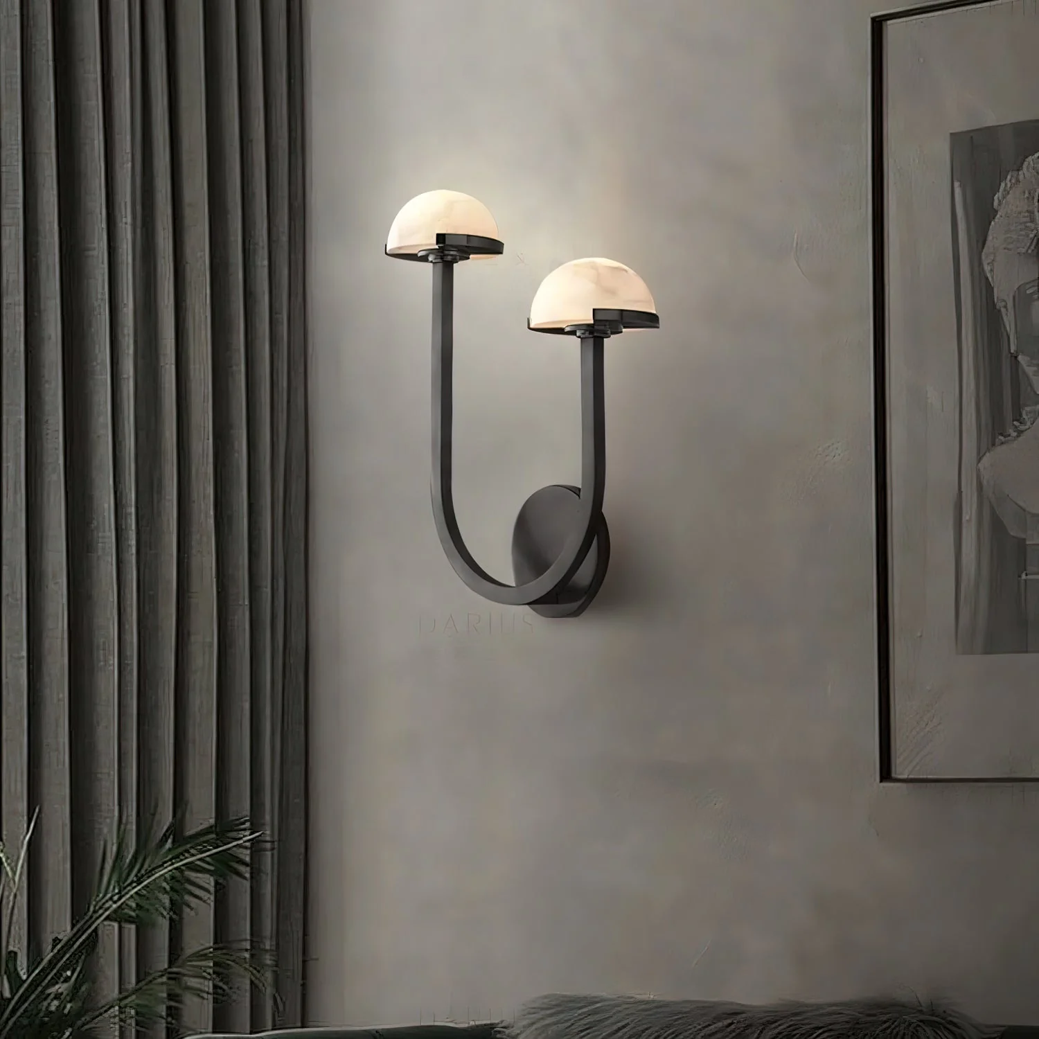 Vitalira Double Alabaster Wall Light - Image 38