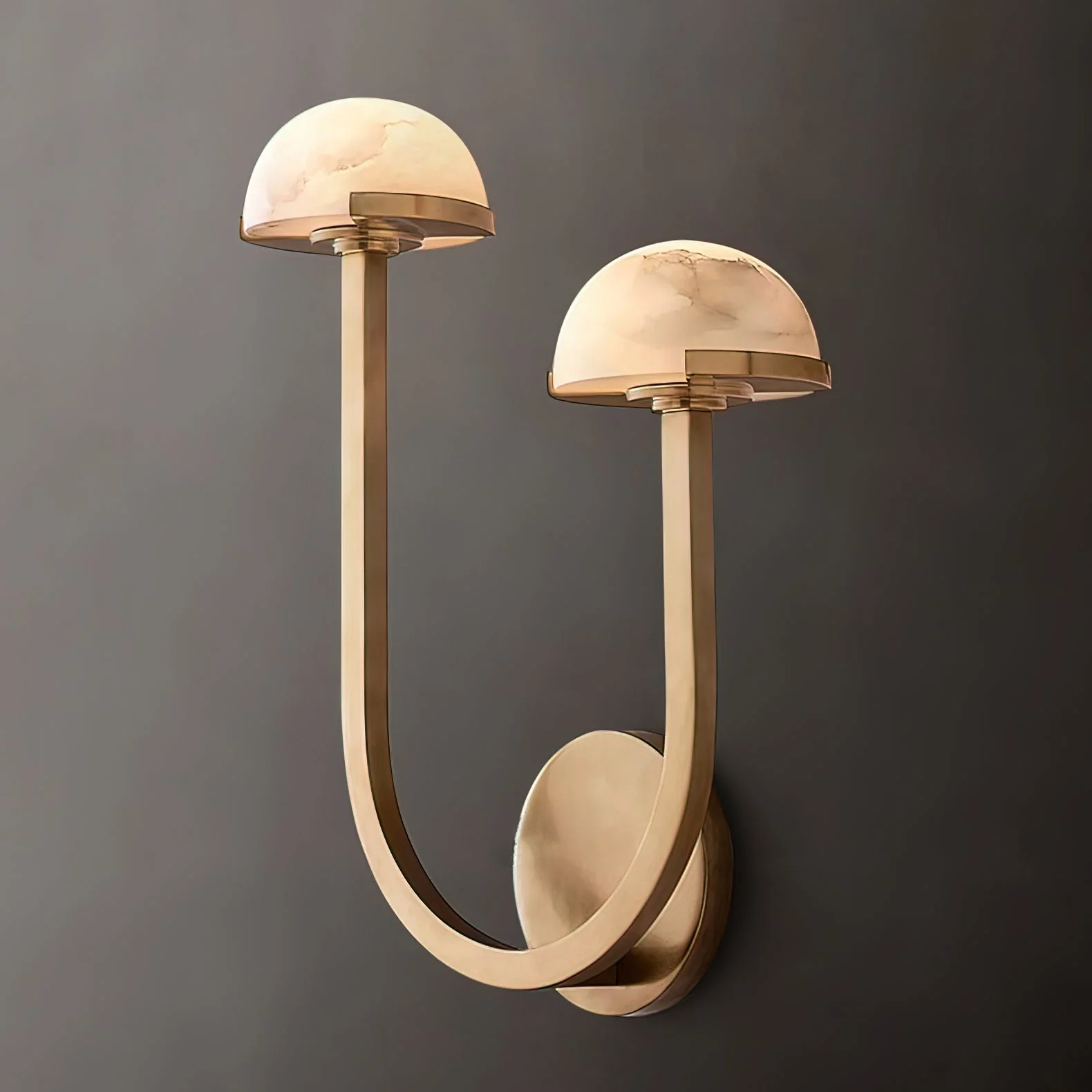 Vitalira Double Alabaster Wall Light - Image 6