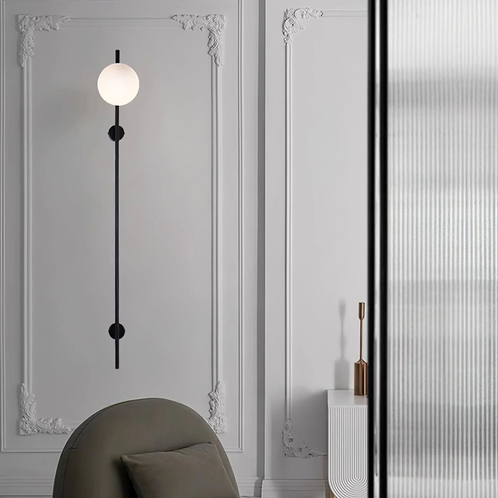 Vitheiel Modern Minimalist Glass Wall Light - Image 17