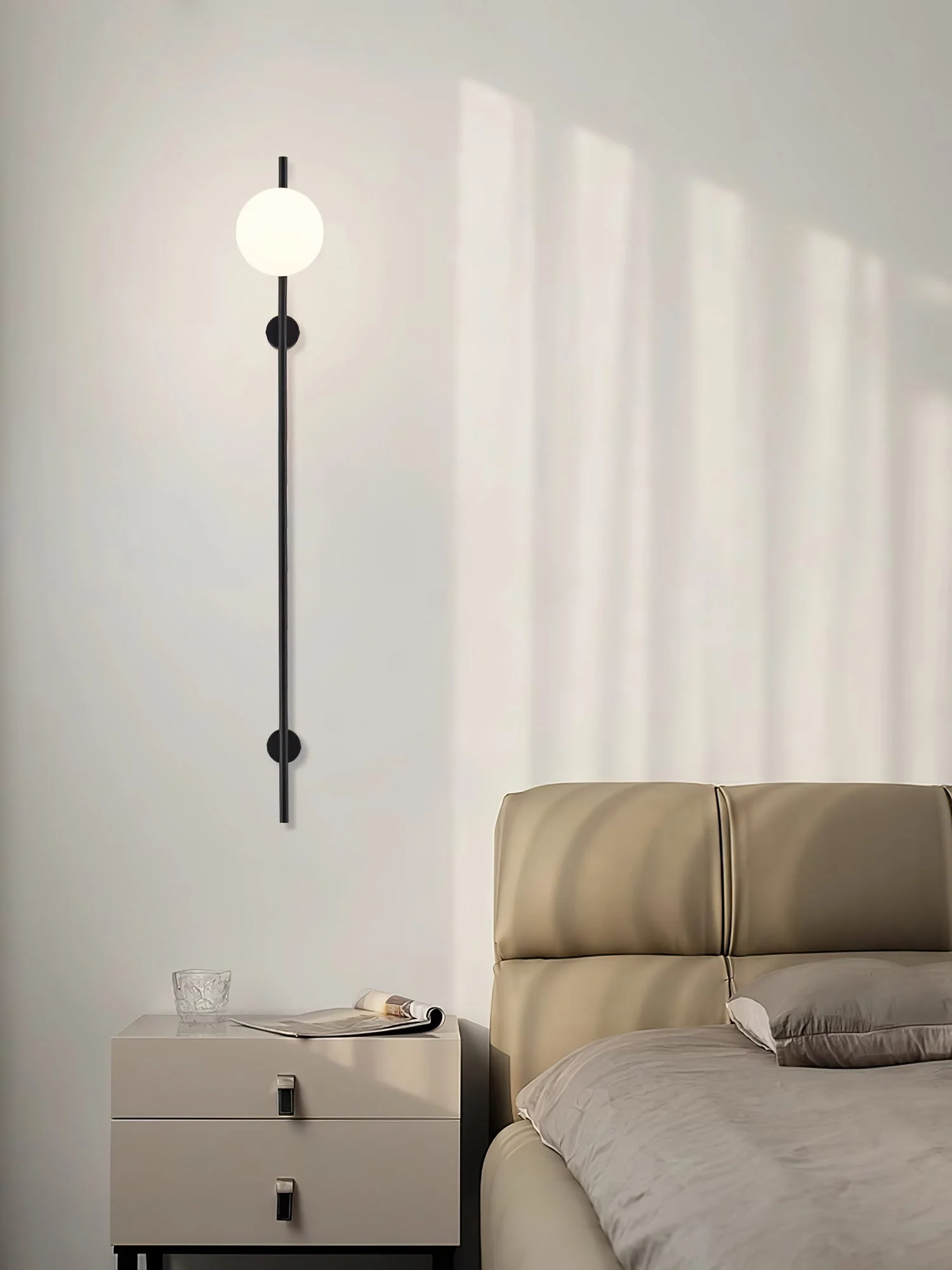 Vitheiel Modern Minimalist Glass Wall Light - Image 7