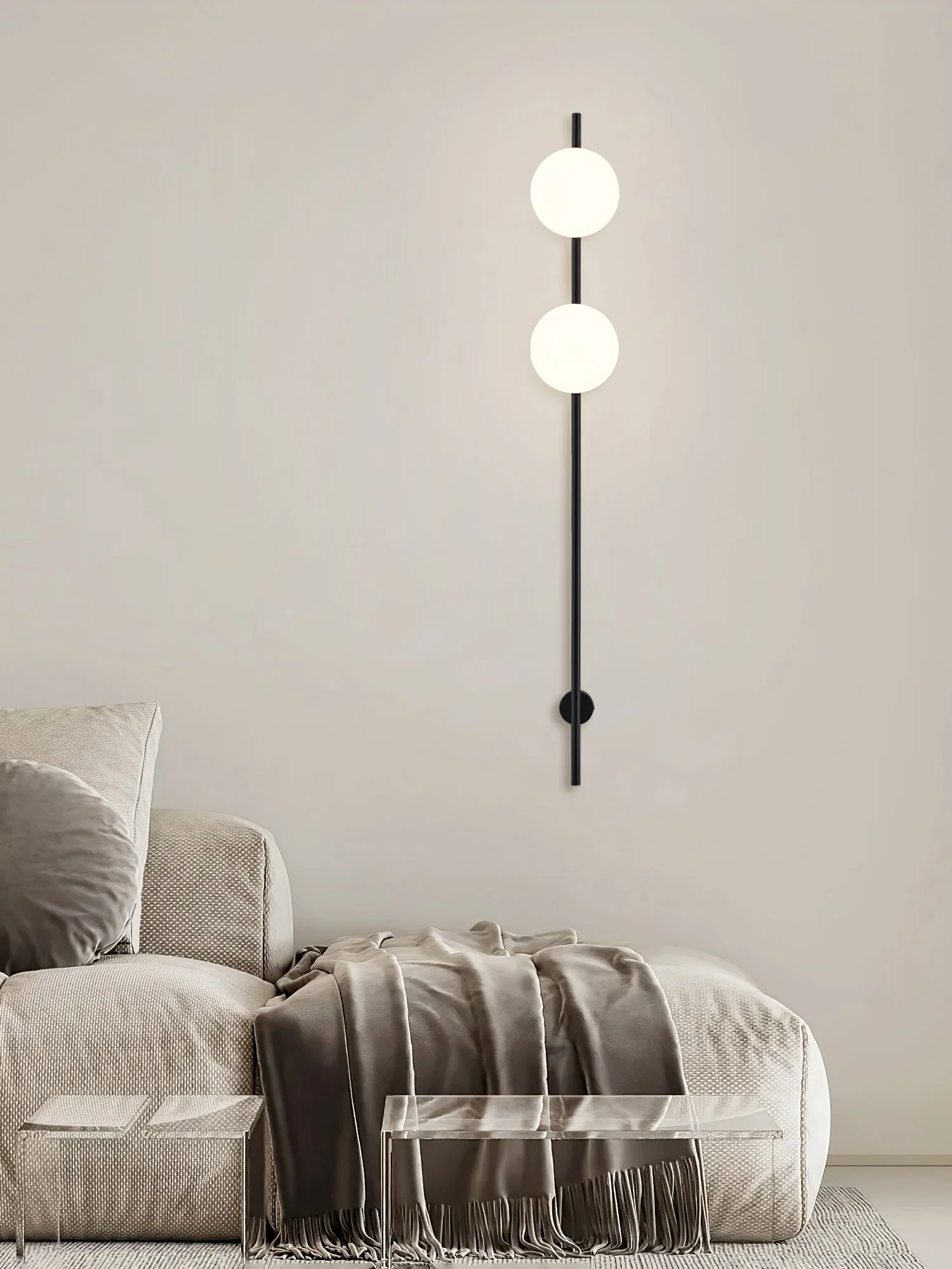 Vitheiel Modern Minimalist Glass Wall Light - Image 8