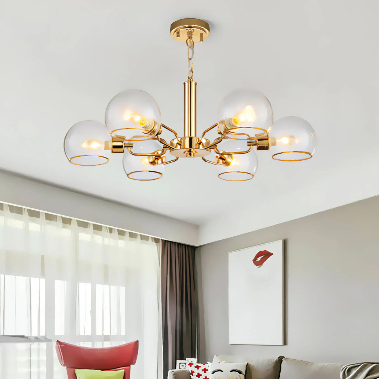 Vittali Contemporary Chandelier - Image 10