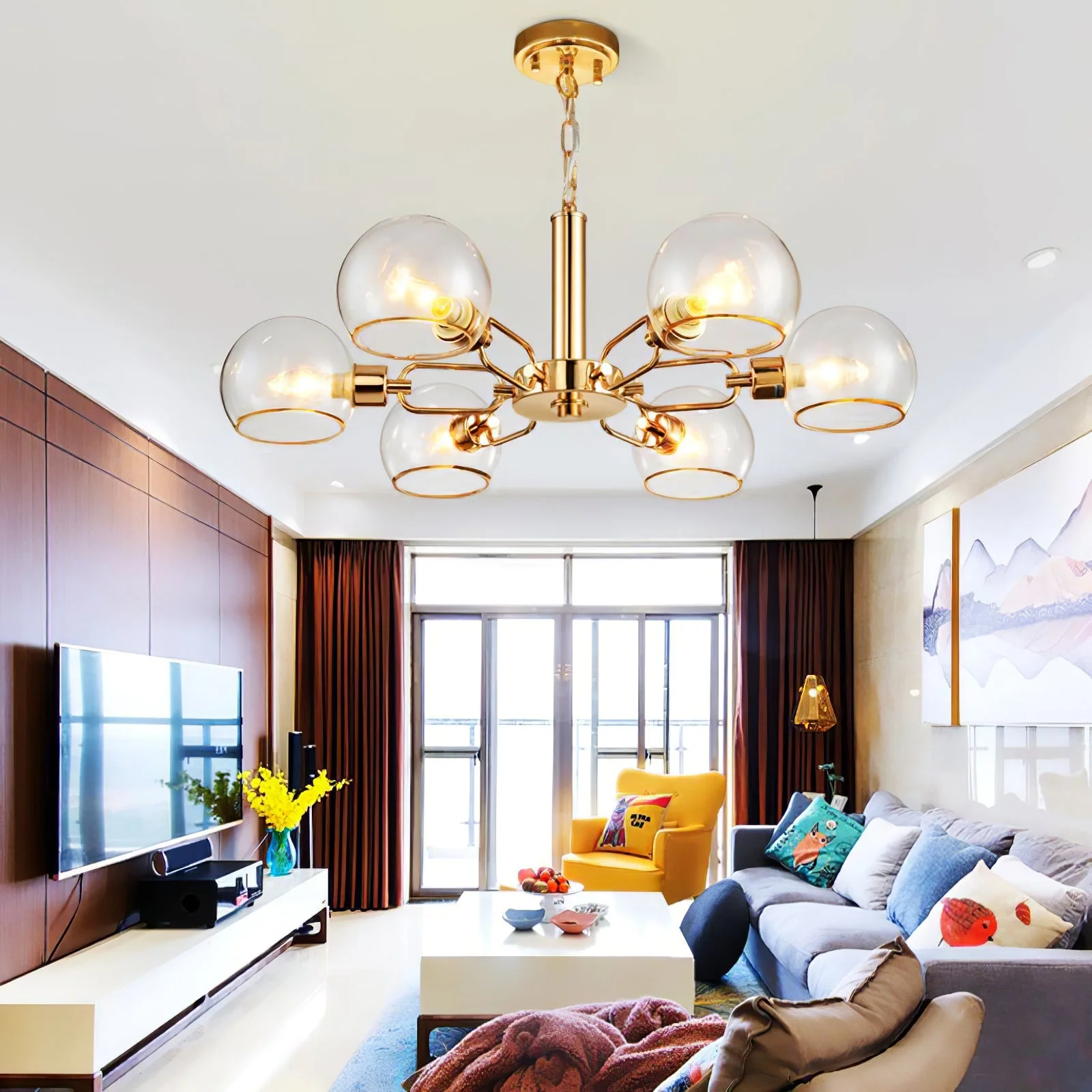 Vittali Contemporary Chandelier - Image 2