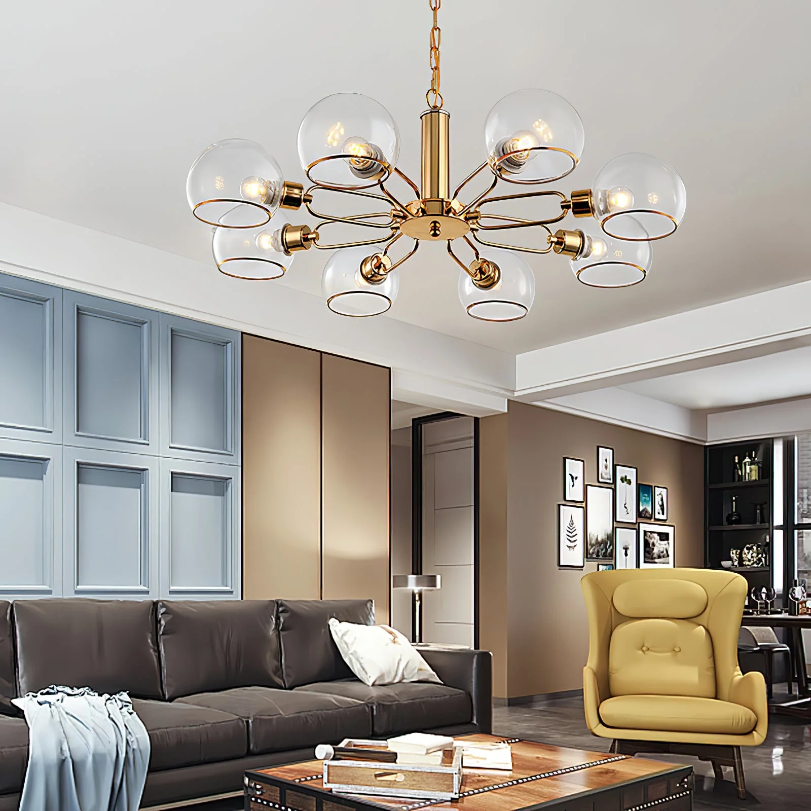 Vittali Contemporary Chandelier - Image 3