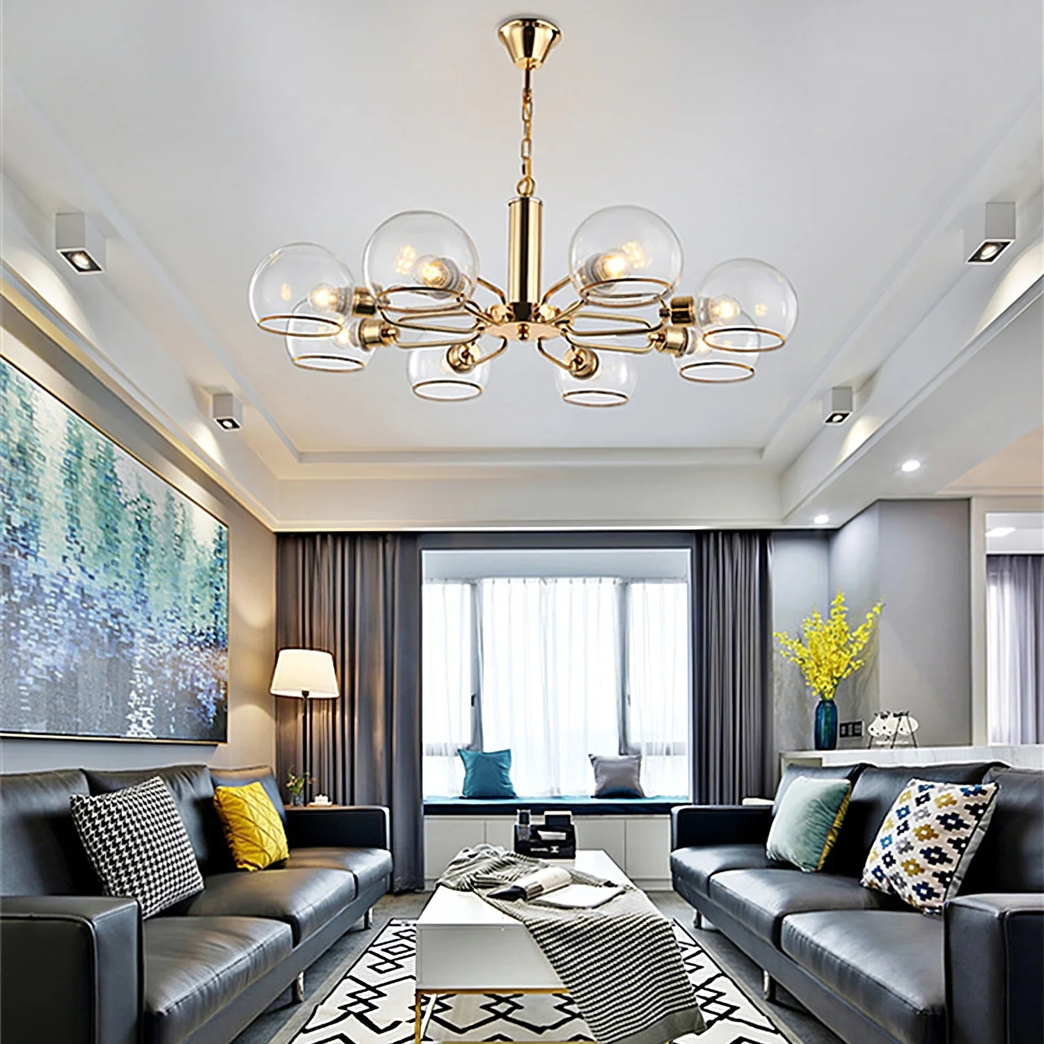 Vittali Contemporary Chandelier - Image 8