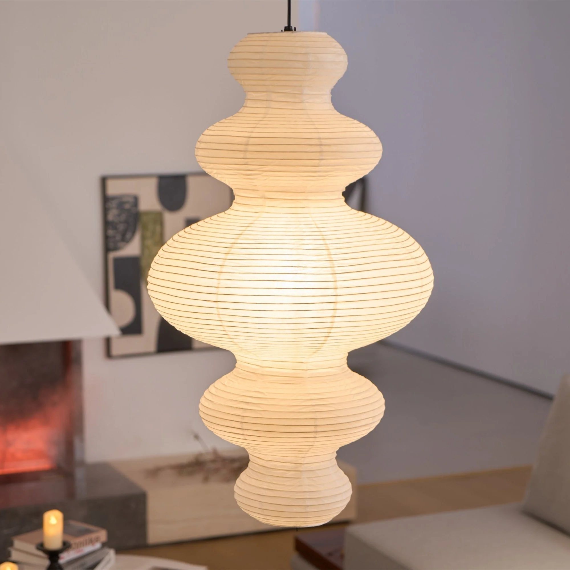 Vivain Paper Traditional Pendant Lamp - Image 16