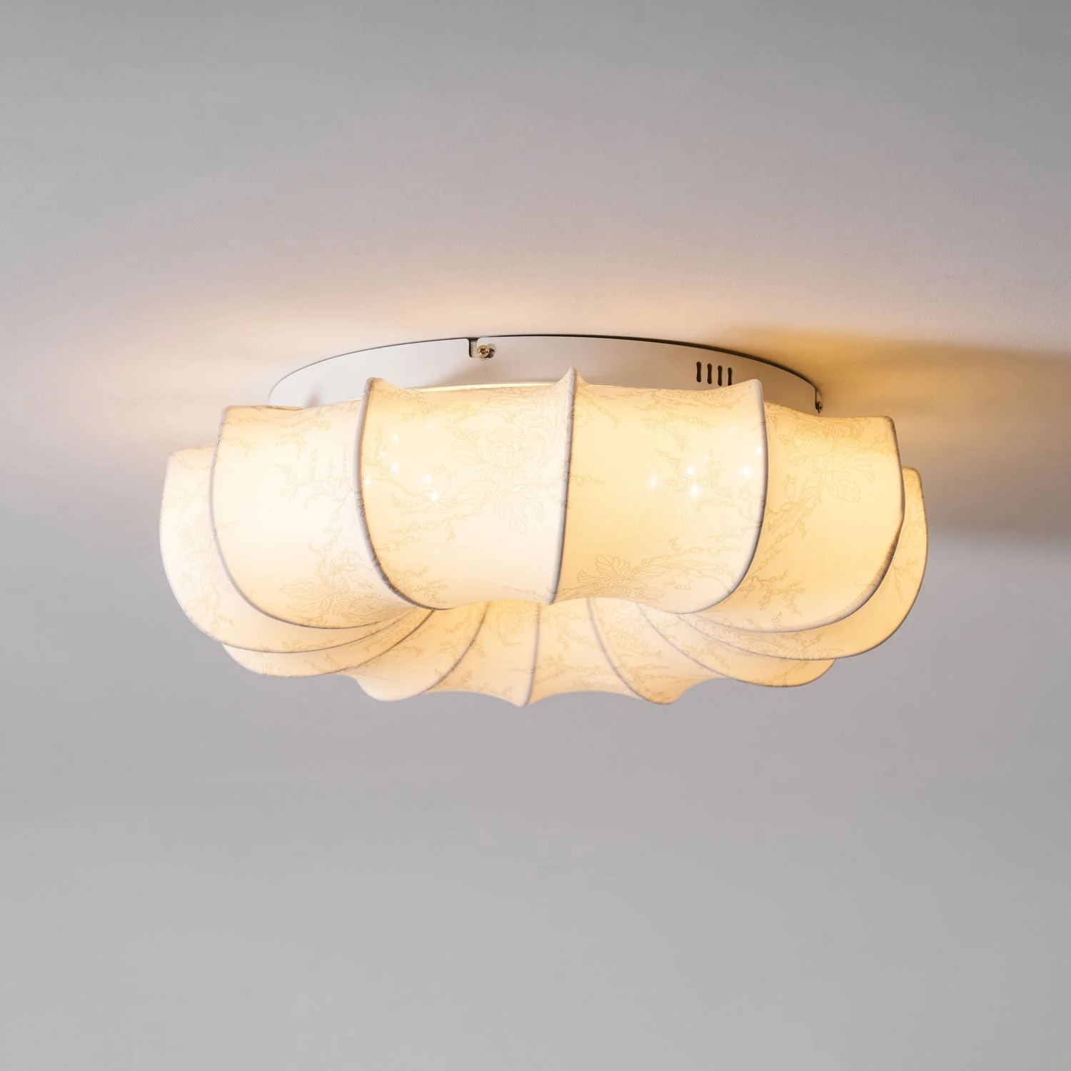 Vivaria Premium Nordic Art Wood Fabric Ceiling Light - Image 19