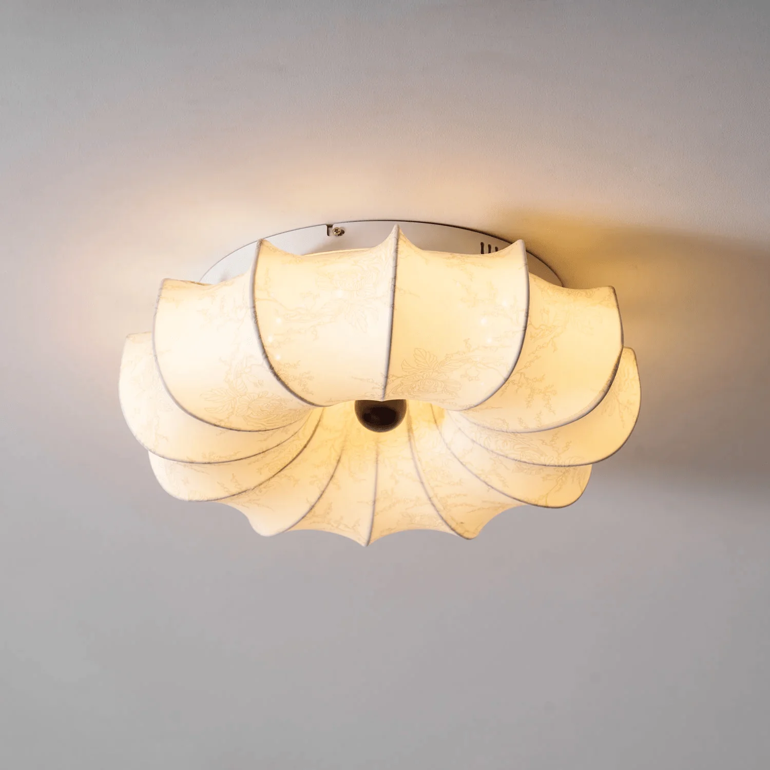 Vivaria Premium Nordic Art Wood Fabric Ceiling Light - Image 29