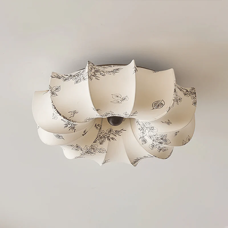 Vivaria Premium Nordic Art Wood Fabric Ceiling Light - Image 31