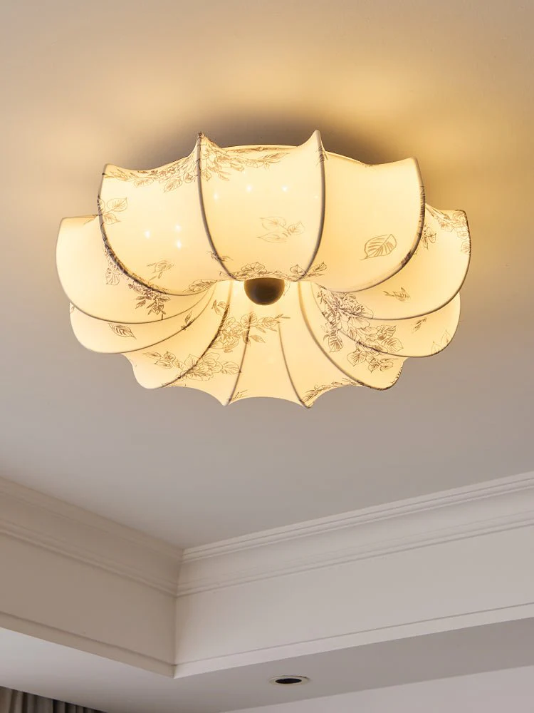 Vivaria Premium Nordic Art Wood Fabric Ceiling Light - Image 34