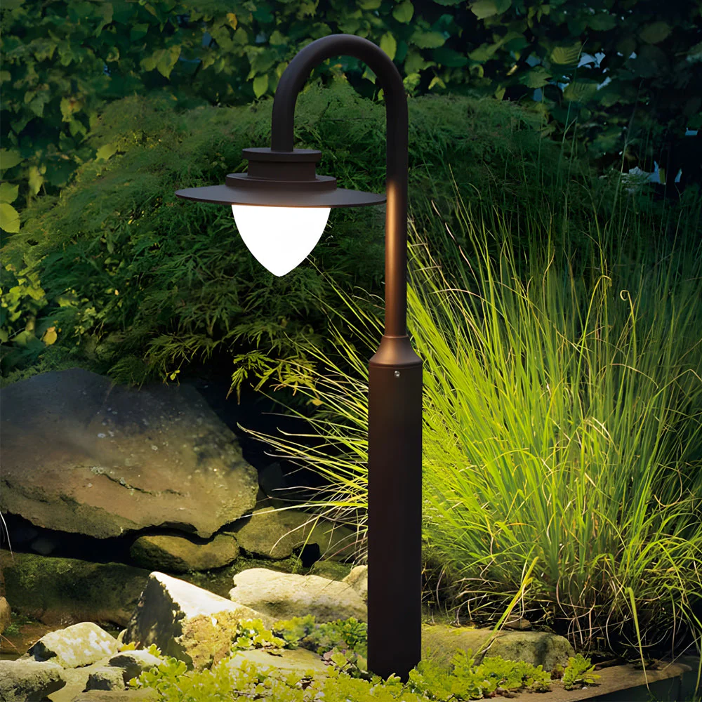 Vivian Minimalist Nordic Durable Outdoor Post Light - Image 2
