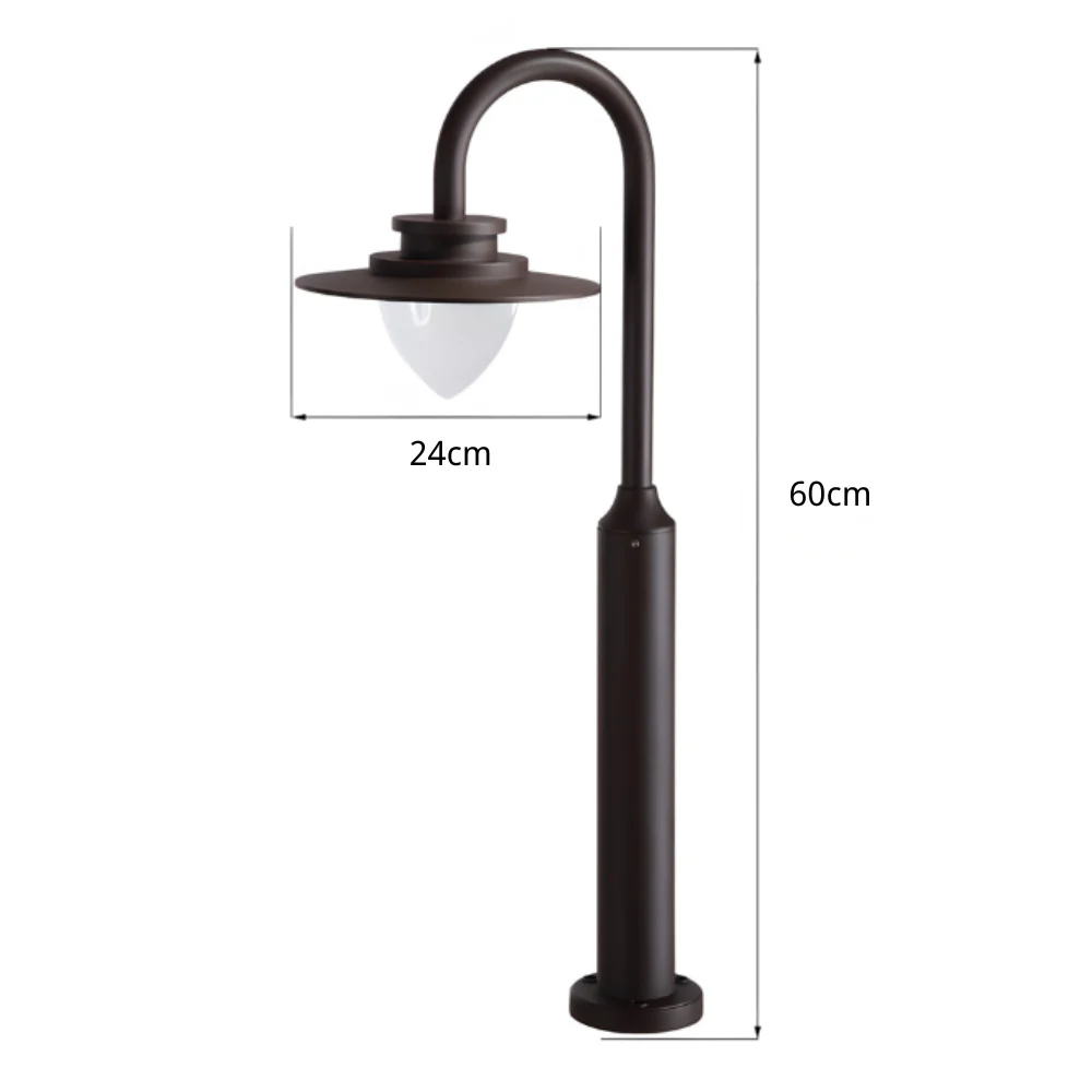 Vivian Minimalist Nordic Durable Outdoor Post Light - Image 9