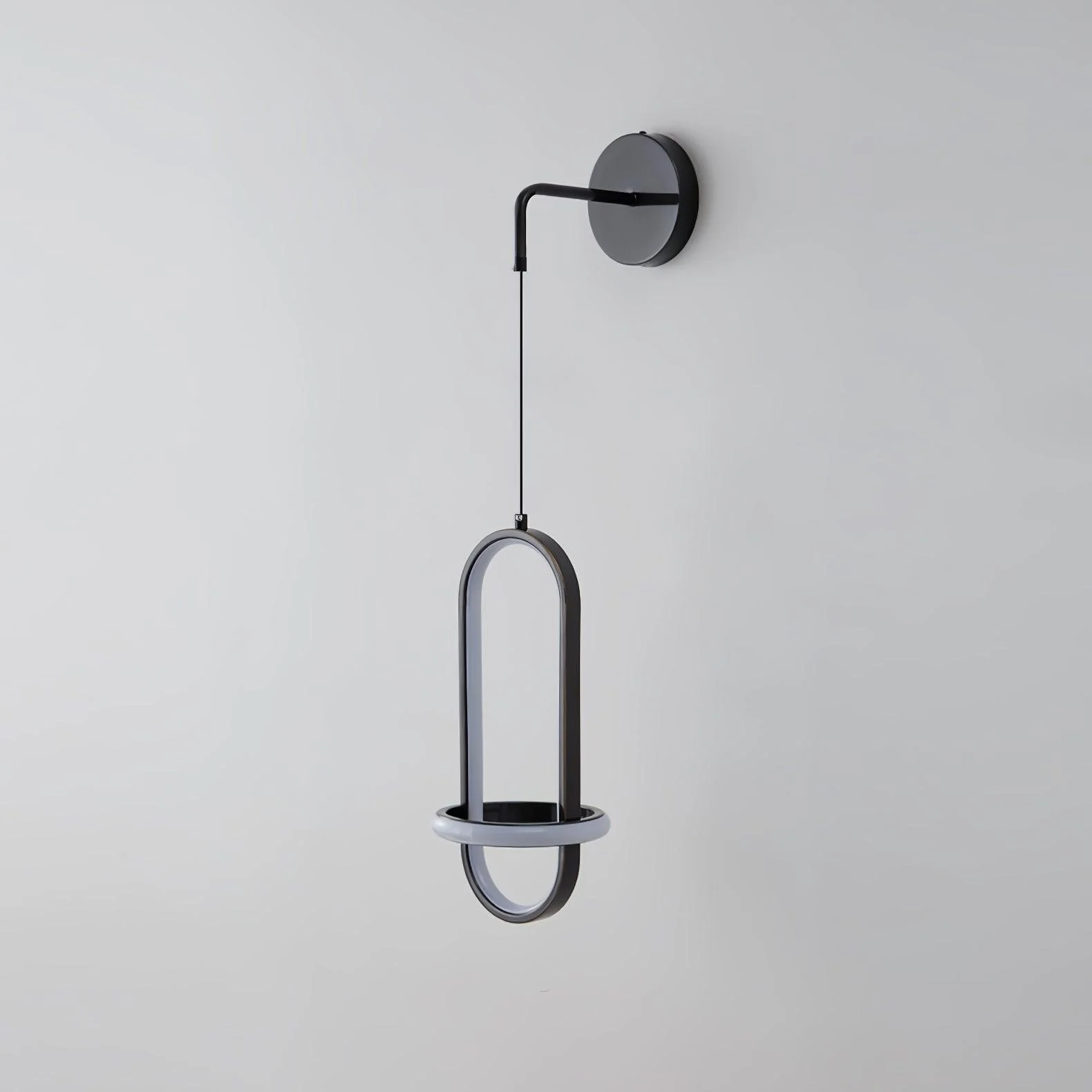 Vivianne Modern Minimalist Oval Brass Wall Light - Image 13