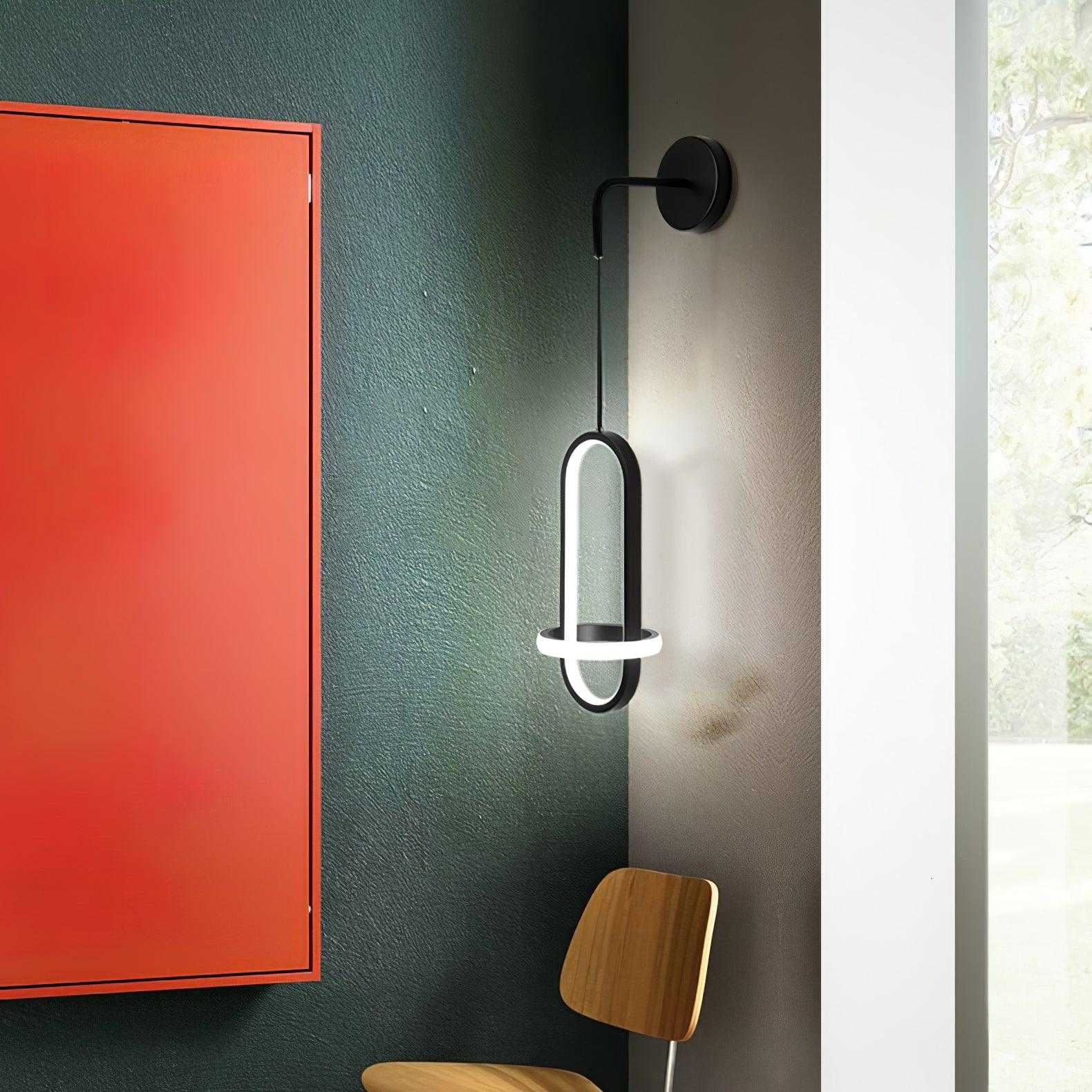 Vivianne Modern Minimalist Oval Brass Wall Light - Image 25