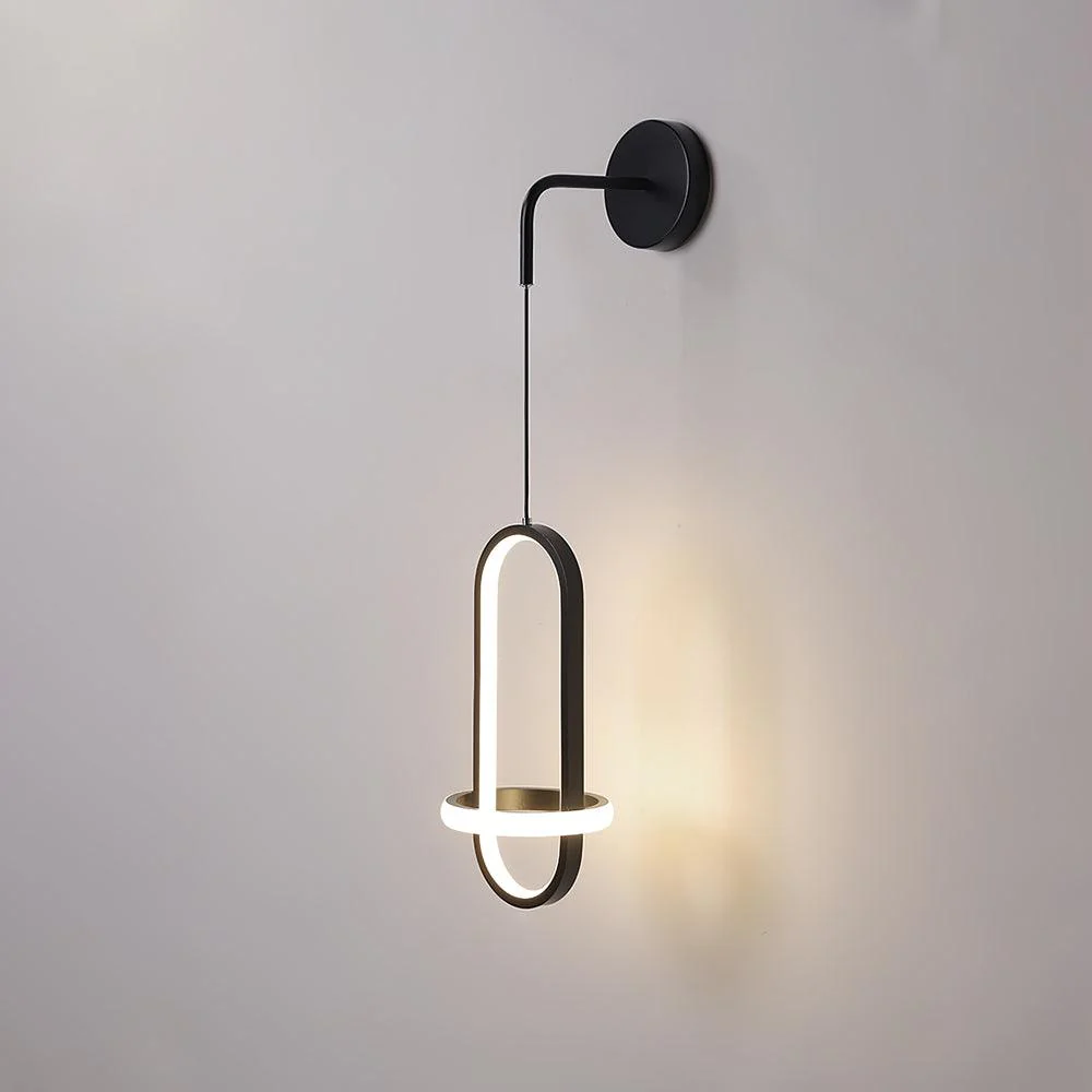 Vivianne Modern Minimalist Oval Brass Wall Light - Image 35