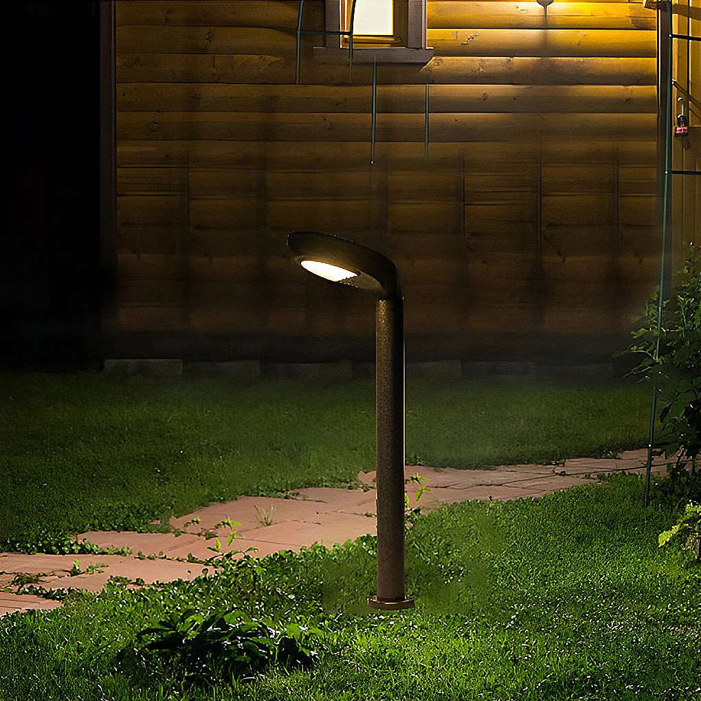 Vnia Minimalist Powered Sleek Outdoor Lawn Lamp - Image 7