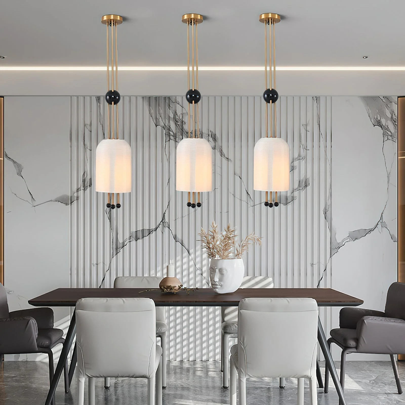 Voloraris Traditional Elegance Glass Pendant Light - Image 30