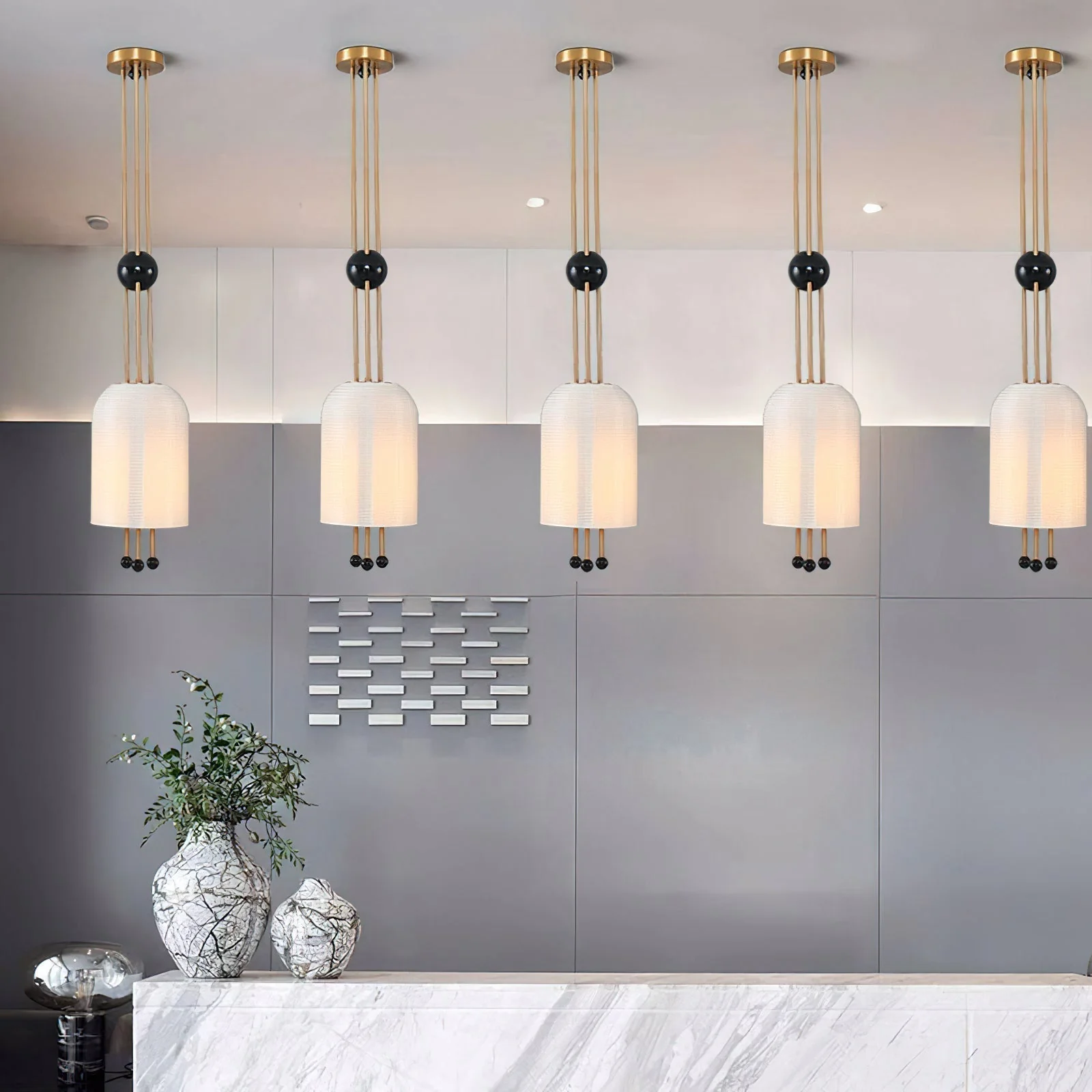 Voloraris Traditional Elegance Glass Pendant Light - Image 33