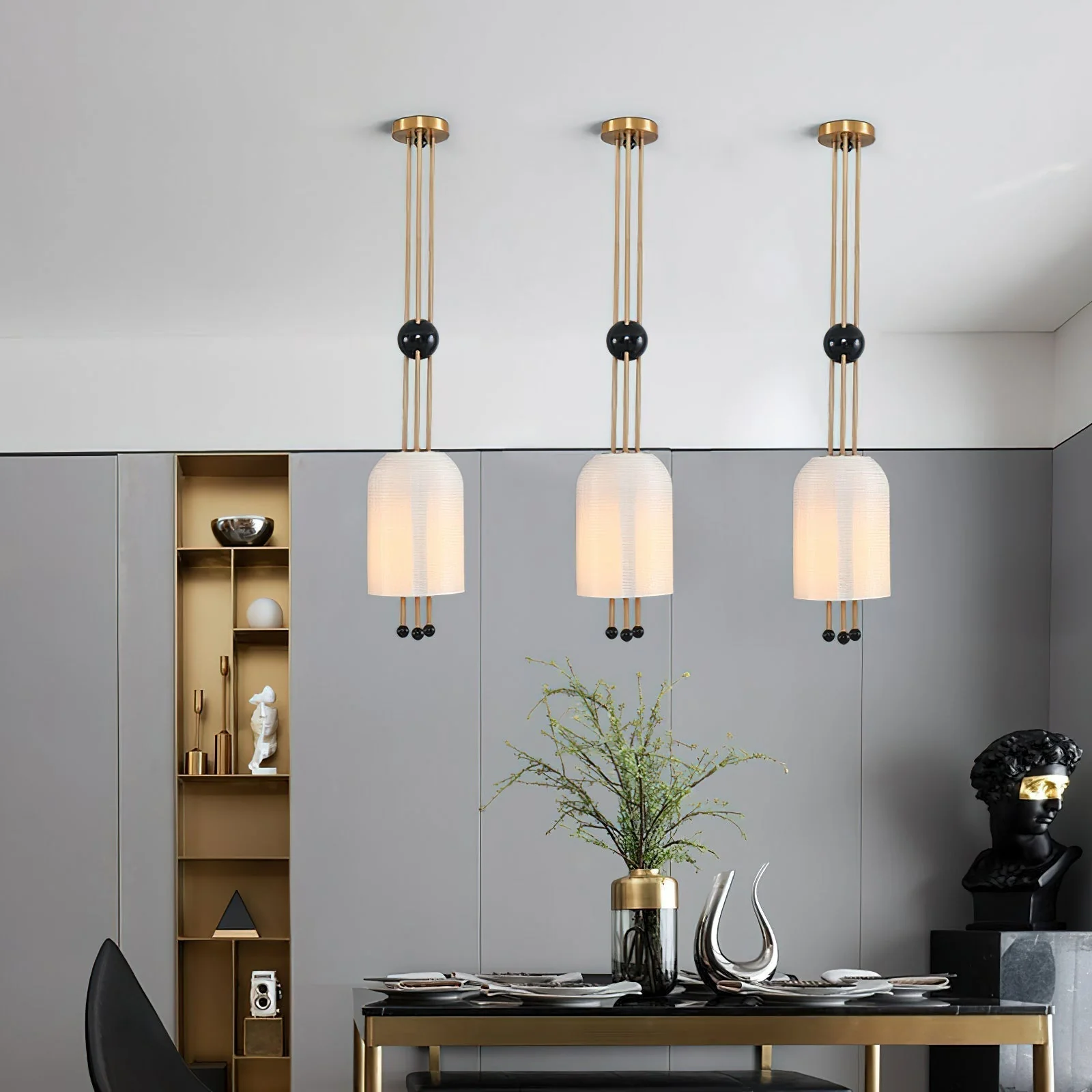Voloraris Traditional Elegance Glass Pendant Light - Image 36