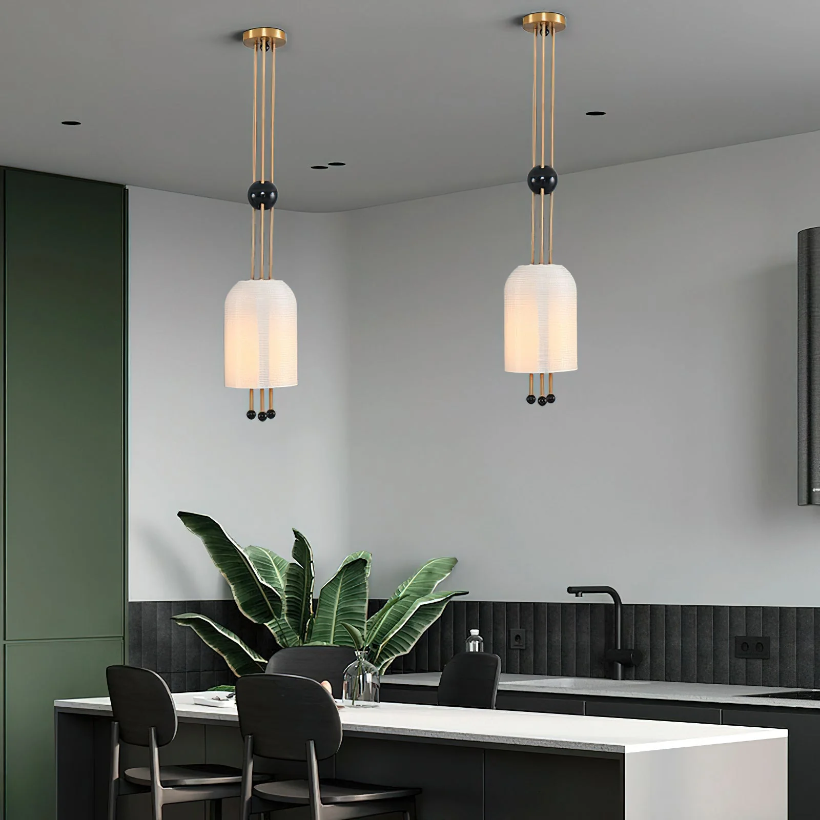 Voloraris Traditional Elegance Glass Pendant Light - Image 37