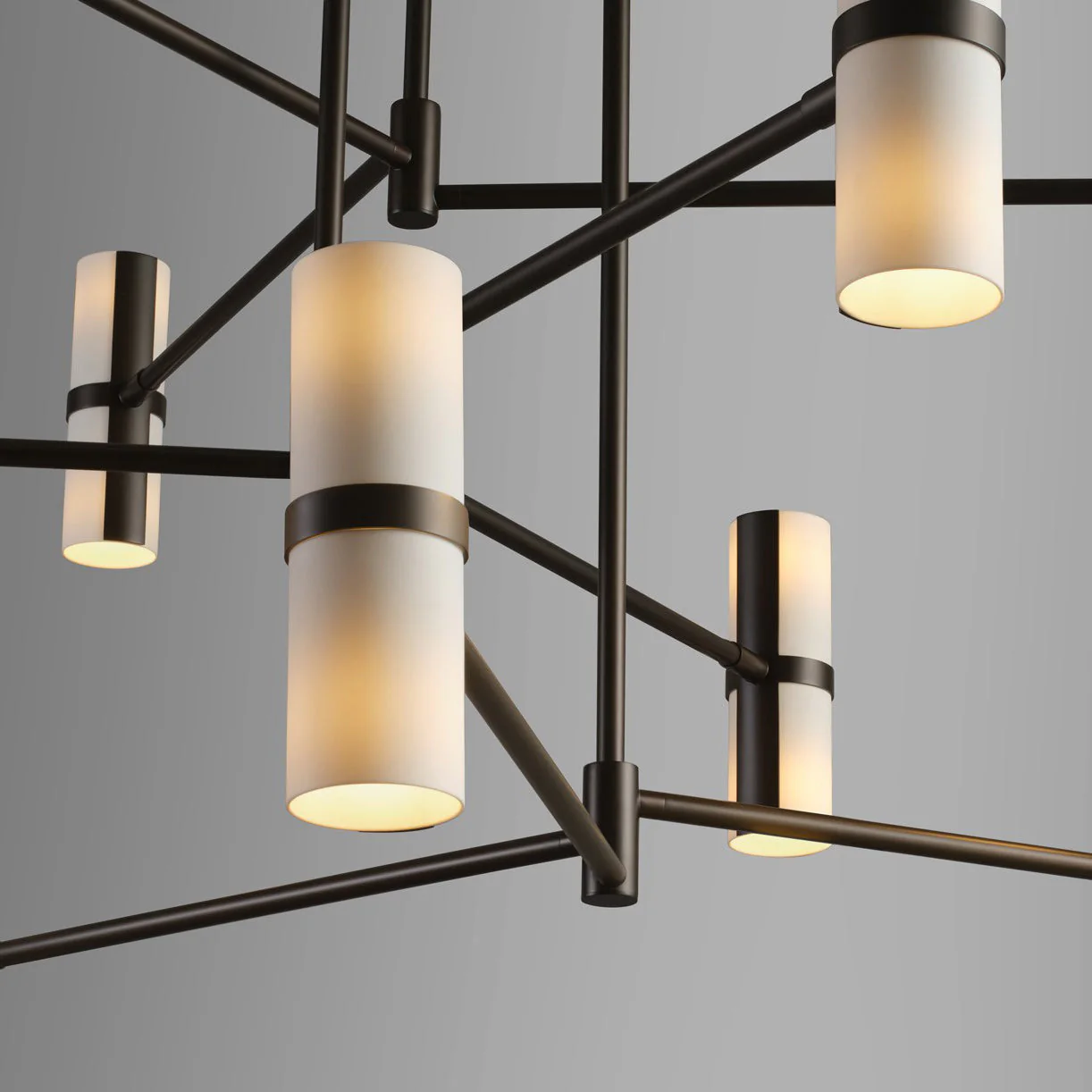 Voltaire Chandelier Brass Contemporary - Image 7