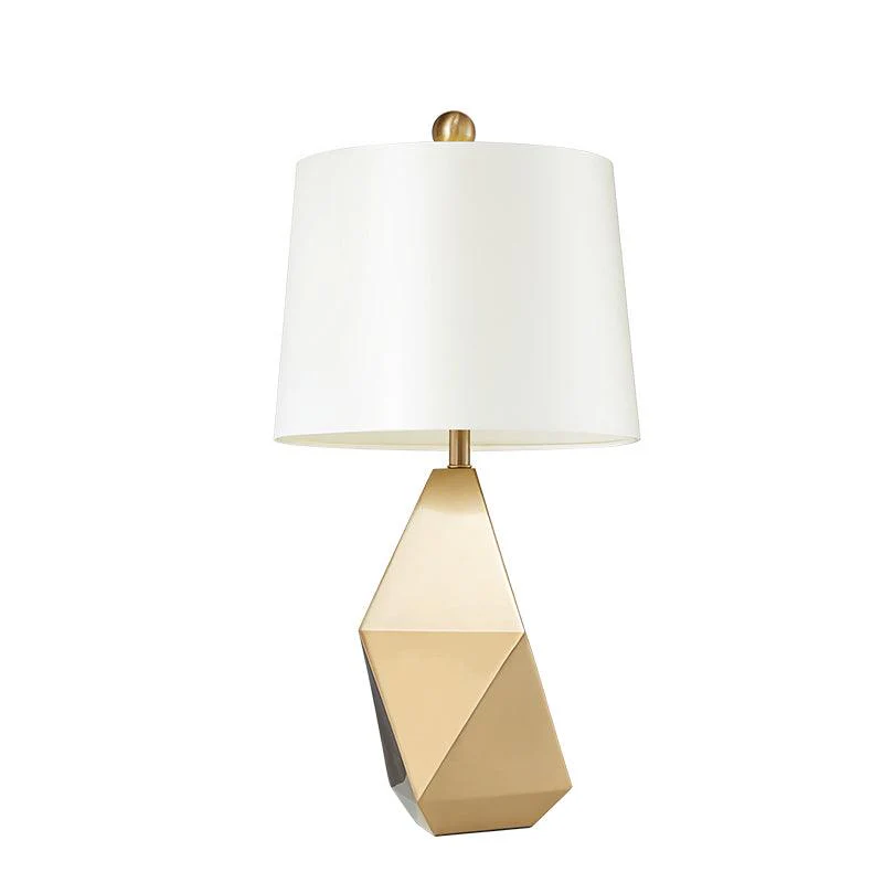 Vosilis Modern Minimalist Faceted Fabric Table Light - Image 7