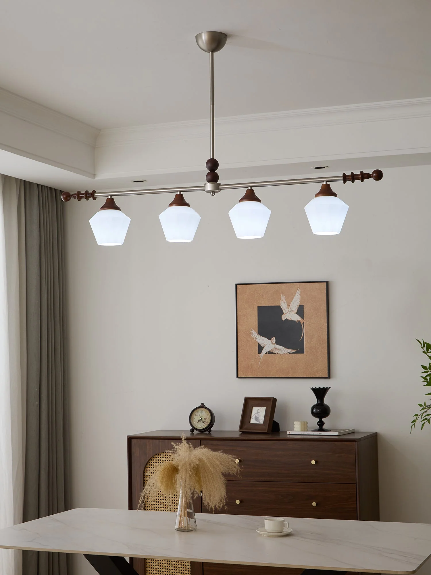 Vosole Traditional Elegance Vintage Wood Chandelier - Image 10
