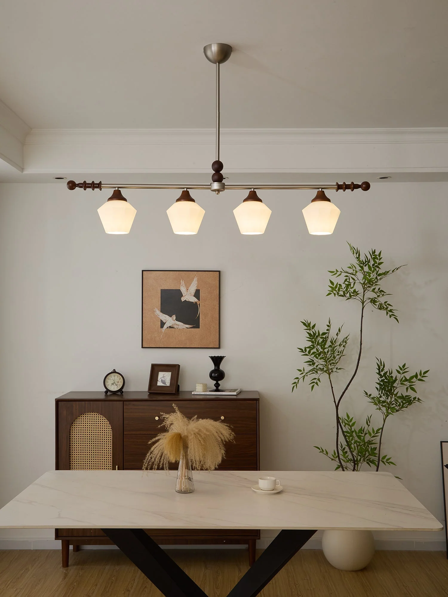 Vosole Traditional Elegance Vintage Wood Chandelier - Image 14