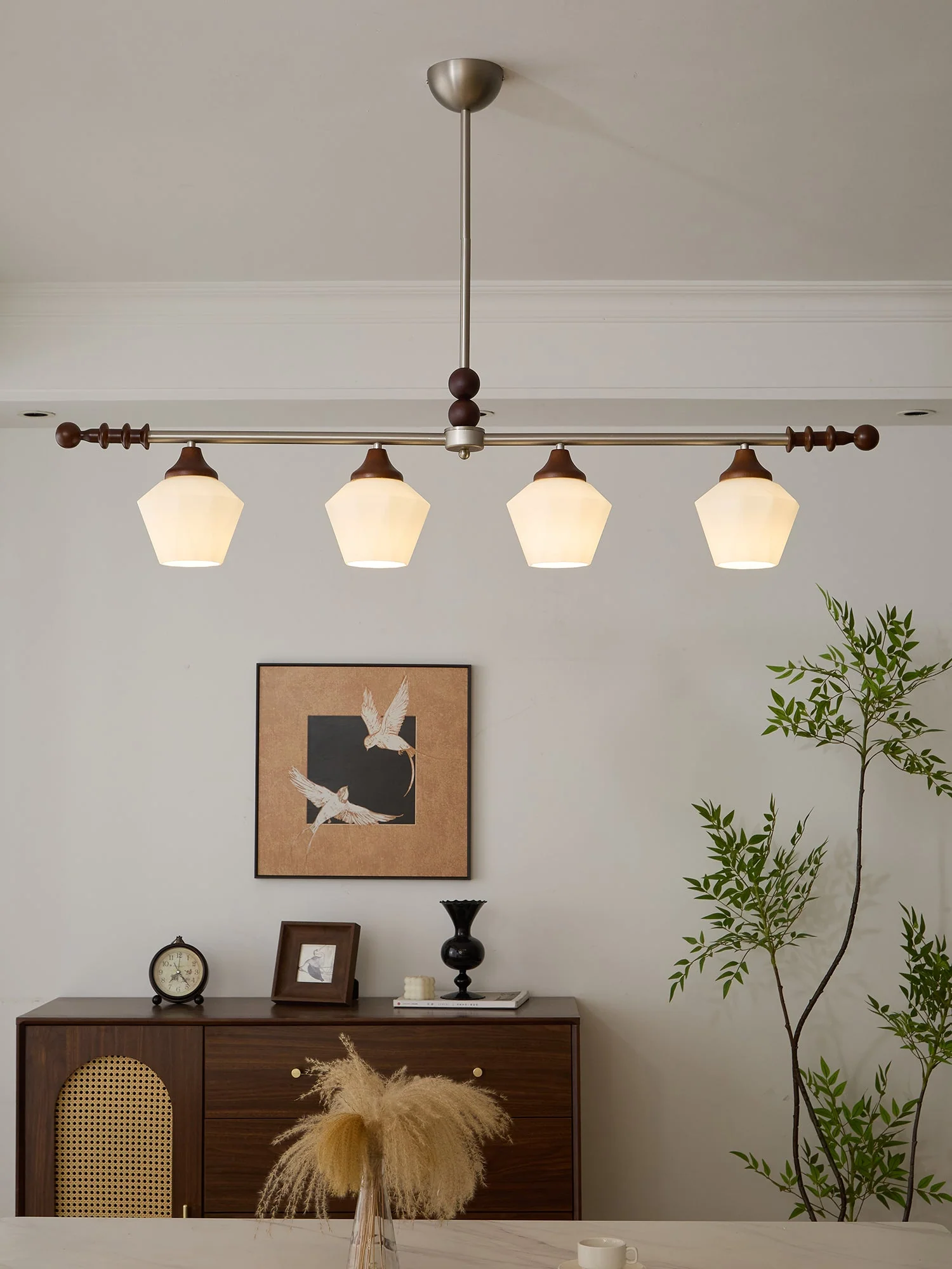 Vosole Traditional Elegance Vintage Wood Chandelier - Image 15