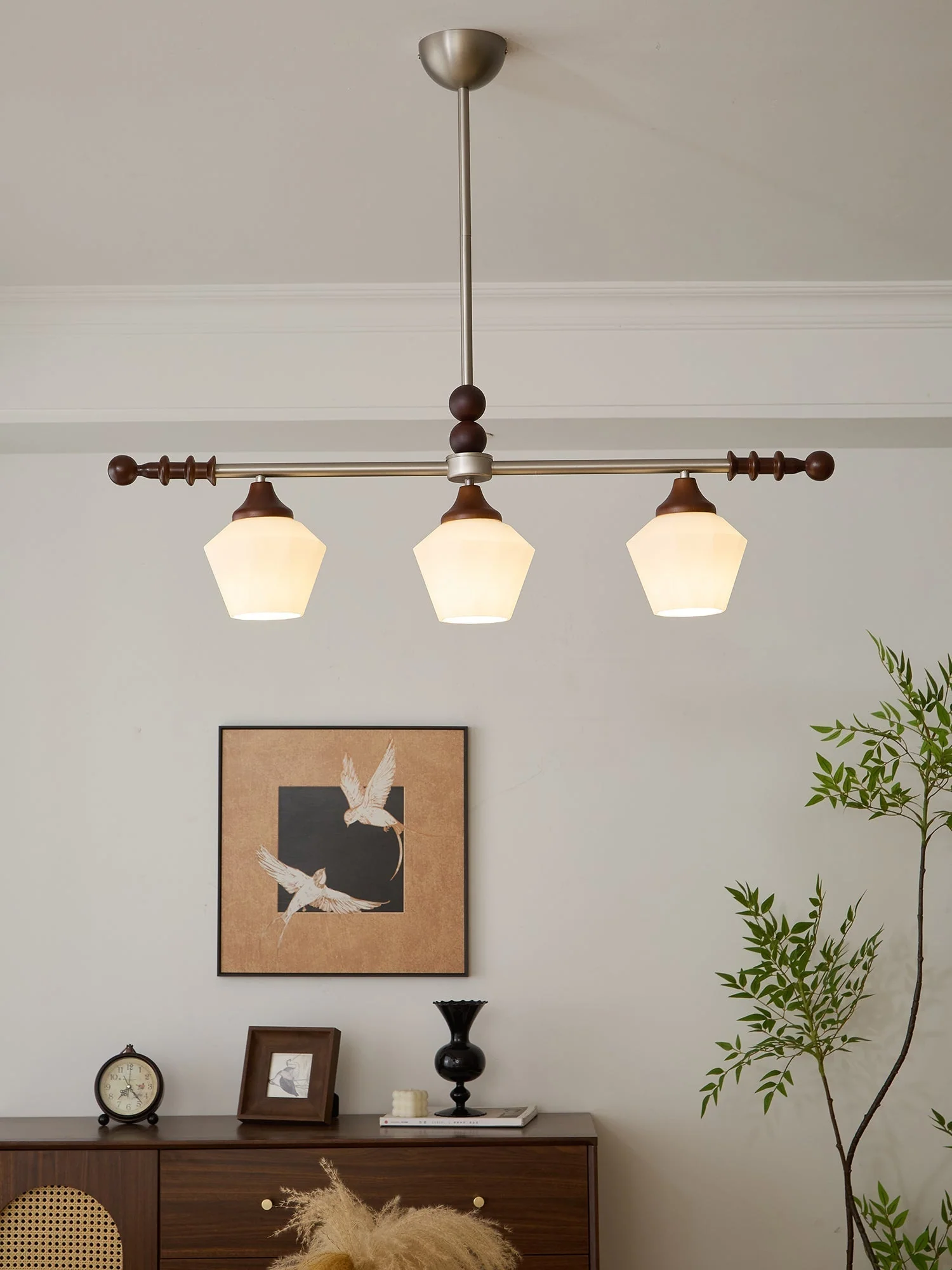 Vosole Traditional Elegance Vintage Wood Chandelier - Image 22