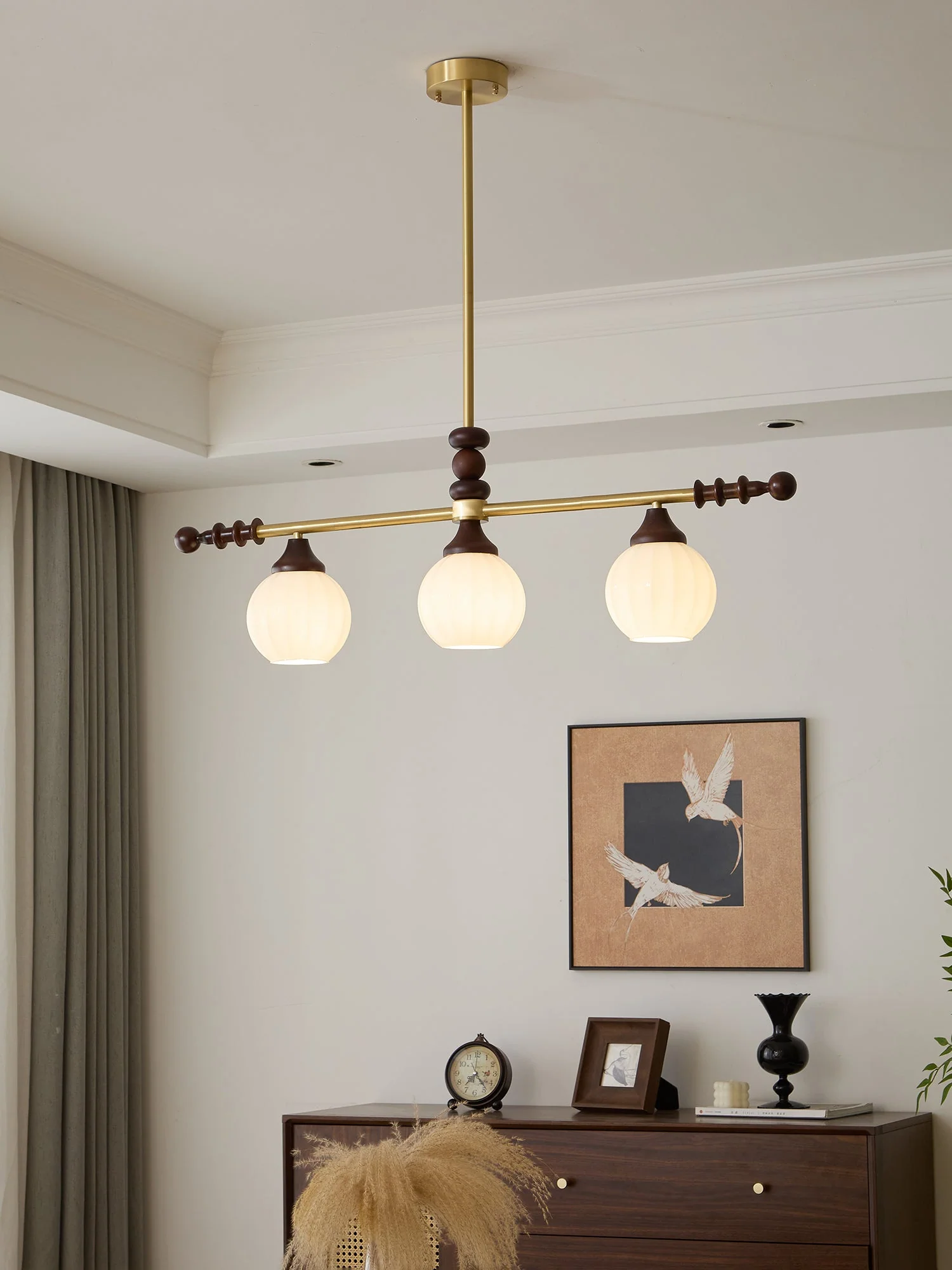 Vosole Traditional Elegance Vintage Wood Chandelier - Image 23