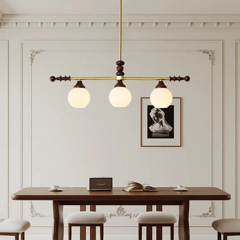 Vosole Traditional Elegance Vintage Wood Chandelier - Image 4