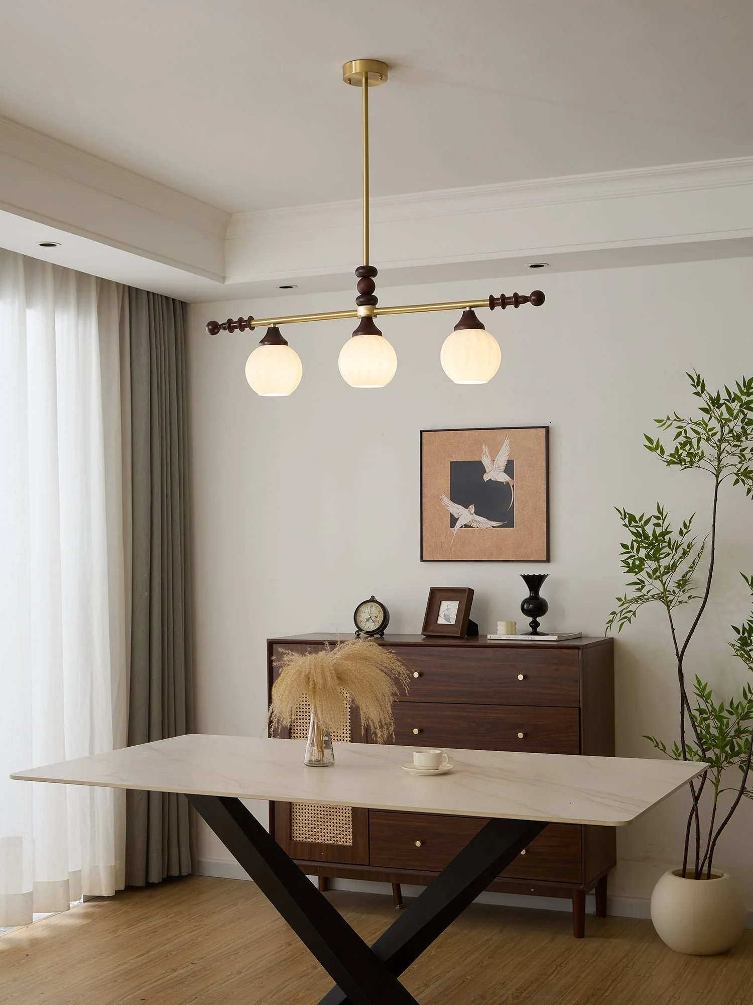 Vosole Traditional Elegance Vintage Wood Chandelier - Image 45