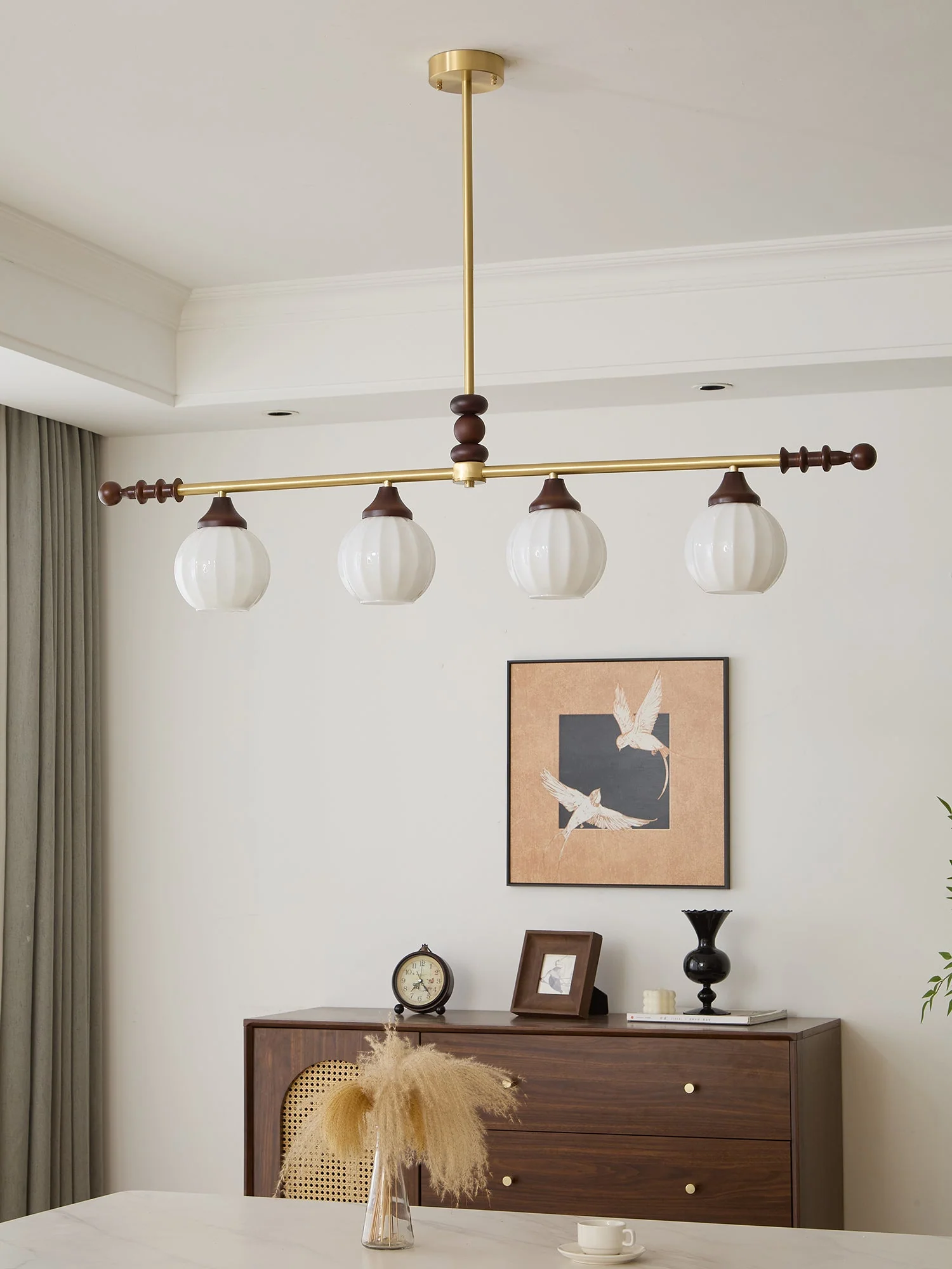 Vosole Traditional Elegance Vintage Wood Chandelier - Image 49